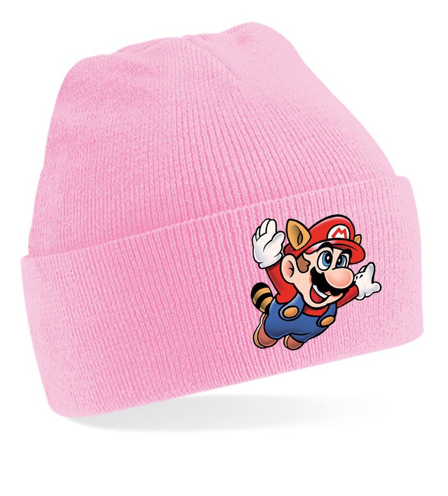 Mütze Unisex Gaming Mario Rosa Brownie Beanie Fligh & Blondie Super Erwachsenen 3 Nintendo