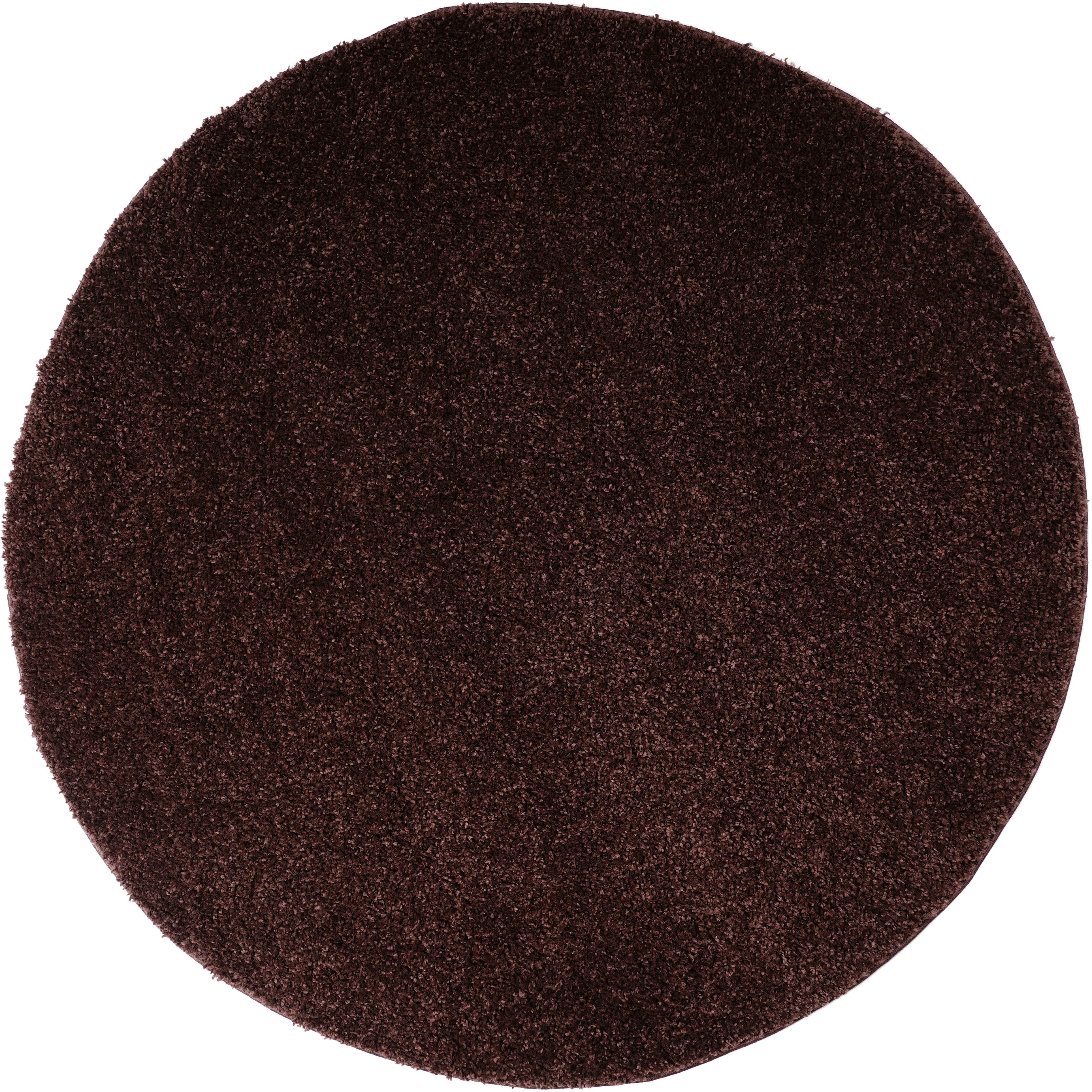 my home Teppich Shaggy 30, rund, günstig online kaufen
