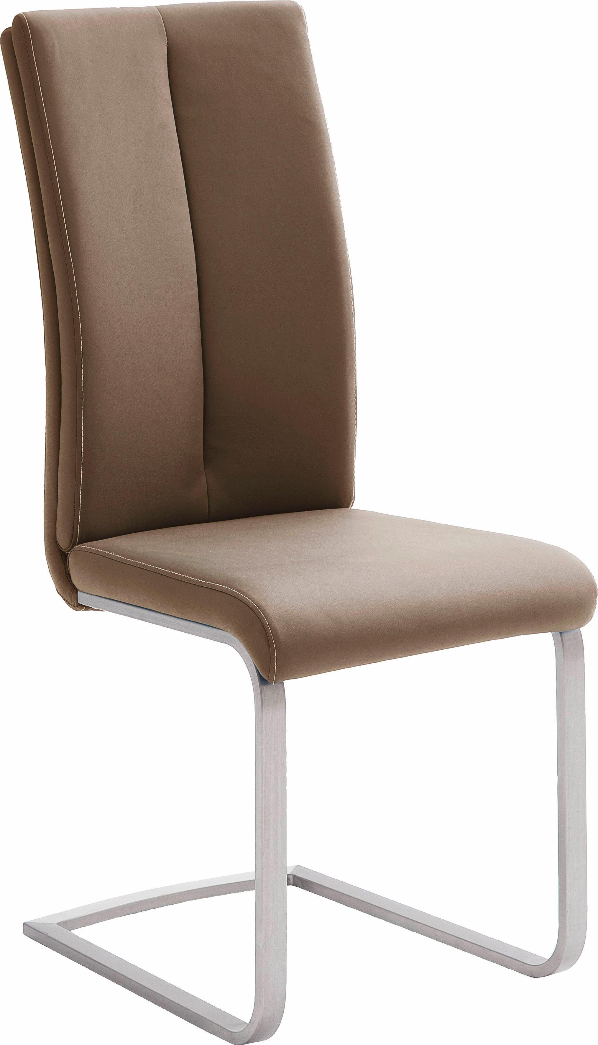 MCA furniture Freischwinger Paulo 2 (Set, 4 St), Stuhl belastbar bis 120 kg Cappuccino | Cappuccino