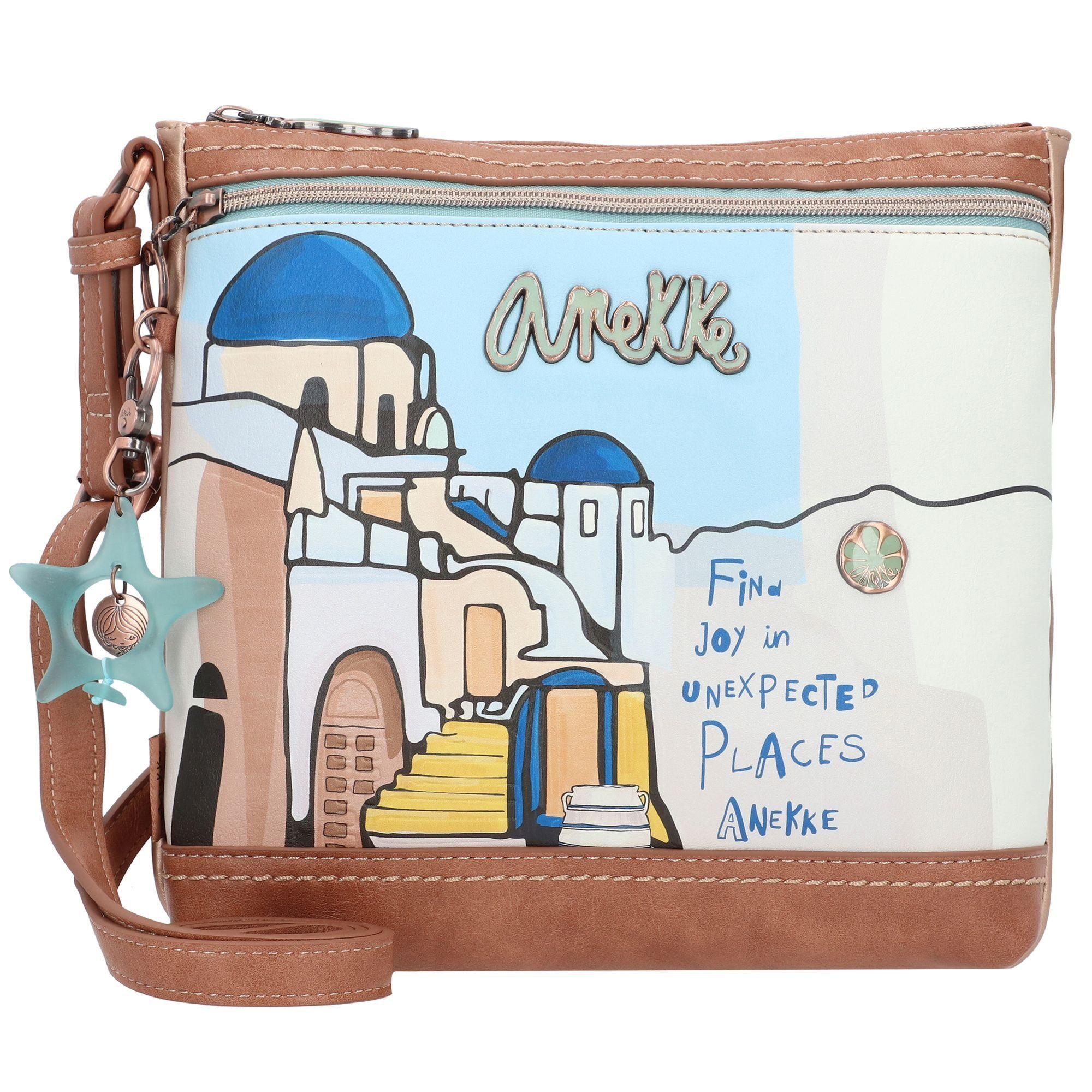 Anekke Schultertasche Mediterranean Sunrise, Polyurethan günstig online kaufen