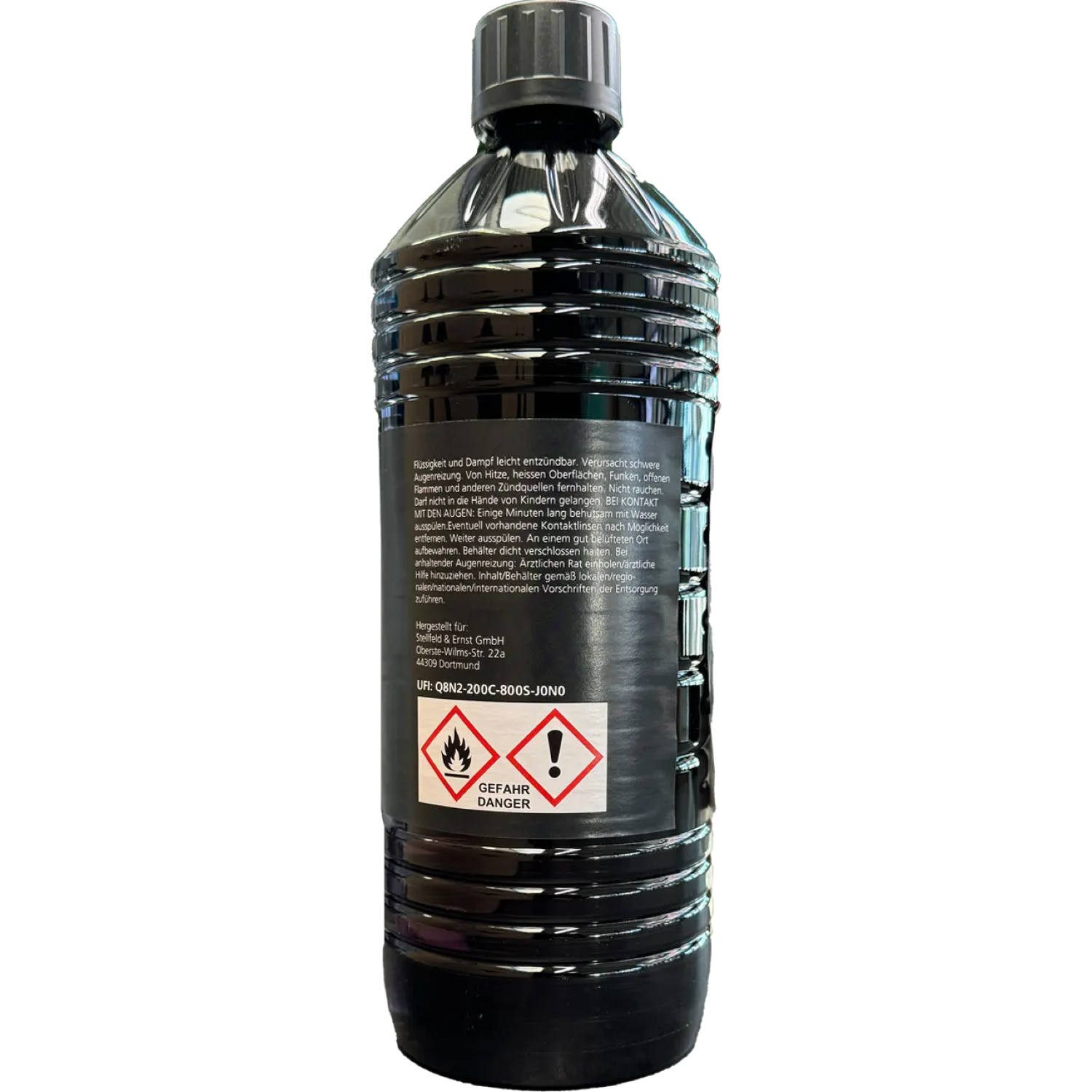 Pott & Flamme Bioethanol, Pott & Flamme Bioethanol 1 L Tischfeuer Wandkamin Garten Deko Terrasse