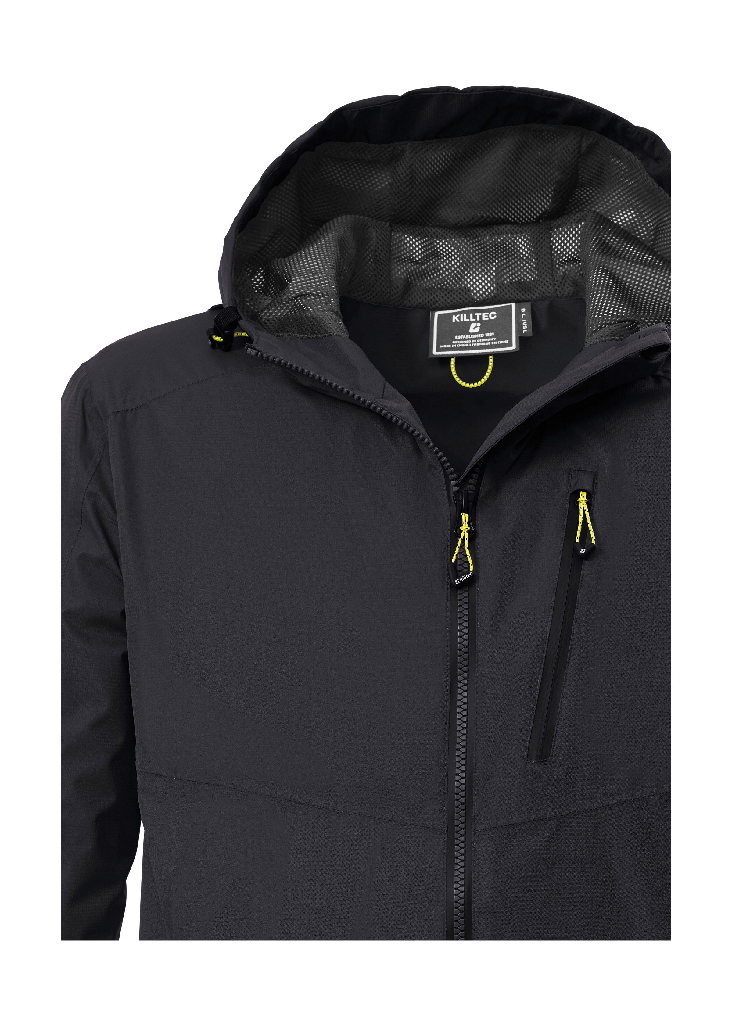 Killtec Funktionsjacke KOS 41 MN JCKT Wasserdichte, atmungsaktive Jacke mit verstellbarer Kapuze
