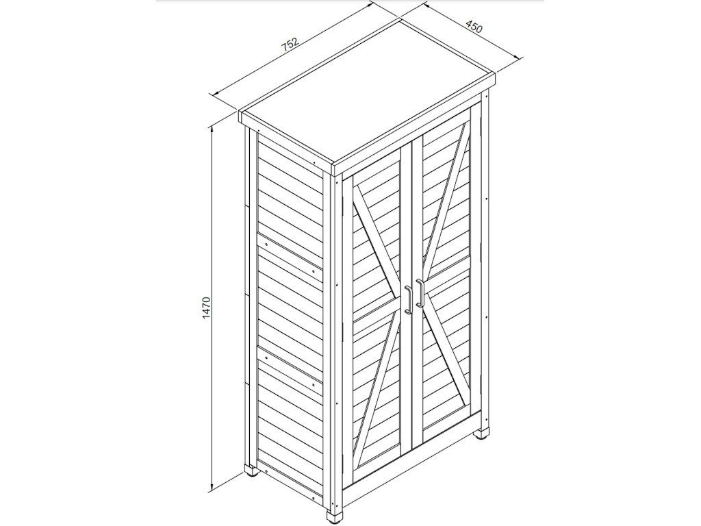 Outgarden Geräteschrank Outgarden Geräteschrank