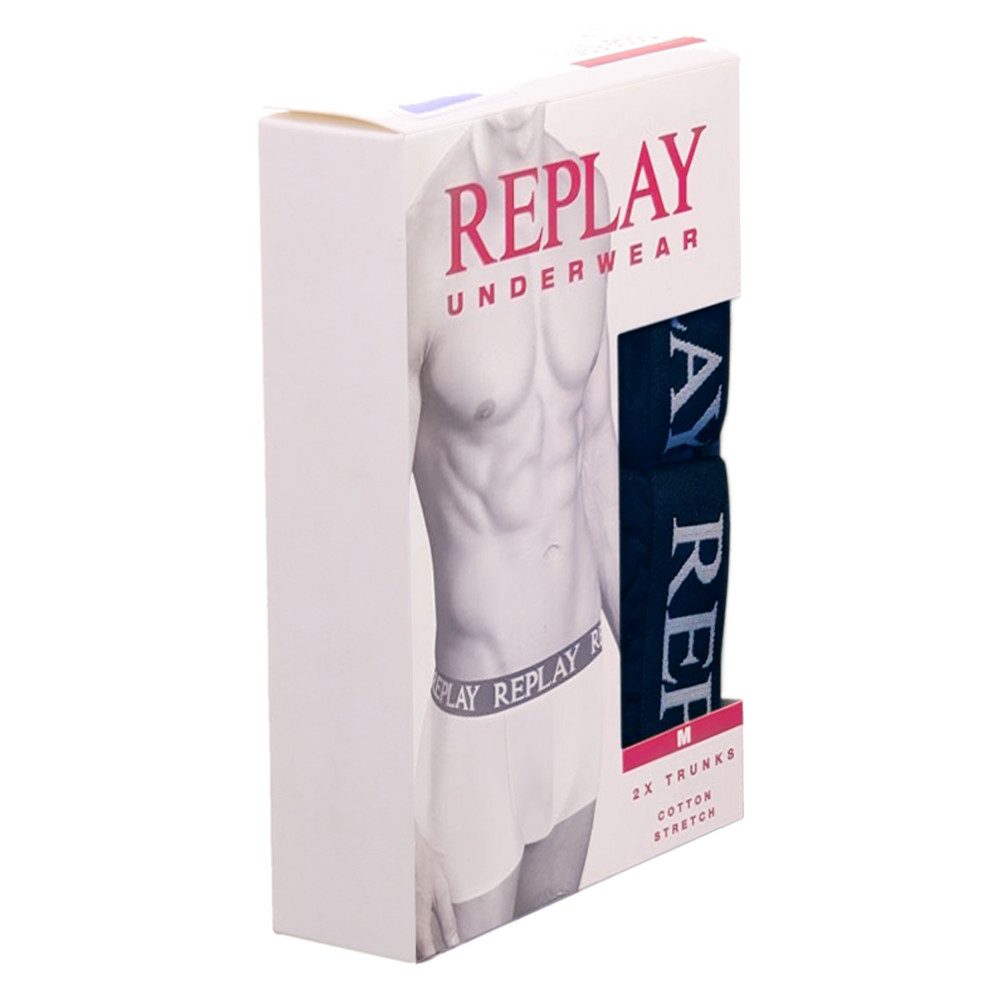 Replay Boxershorts Basic Cuff Logo günstig online kaufen