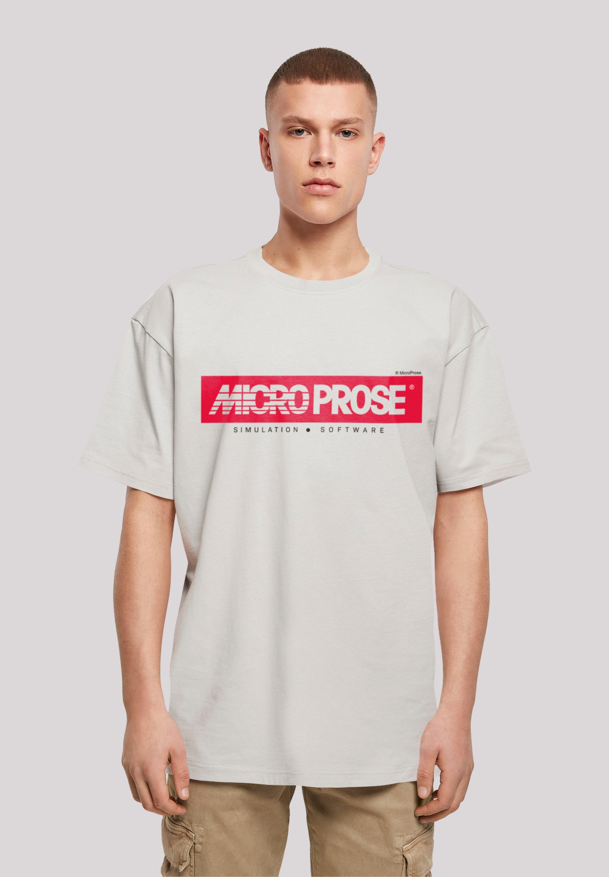T-Shirt MicroProse lightasphalt Print F4NT4STIC