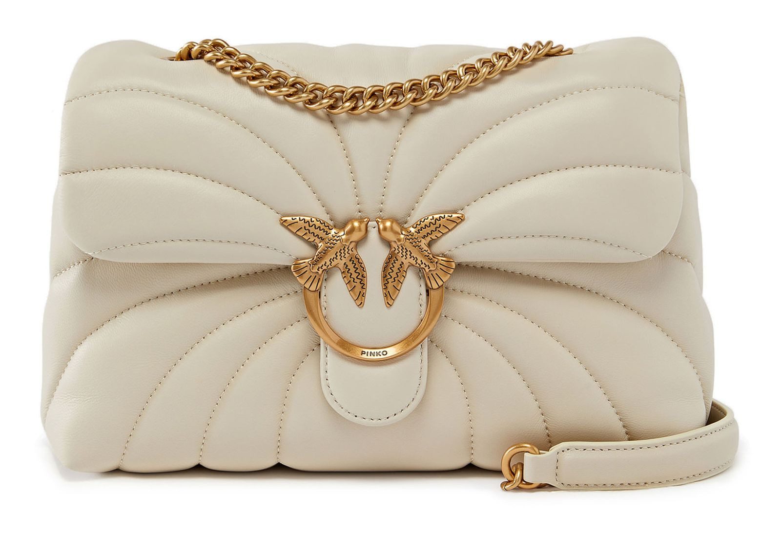 PINKO Umhängetasche Classic CL Sheep Nappa Quilt, aus echtem Schafsleder