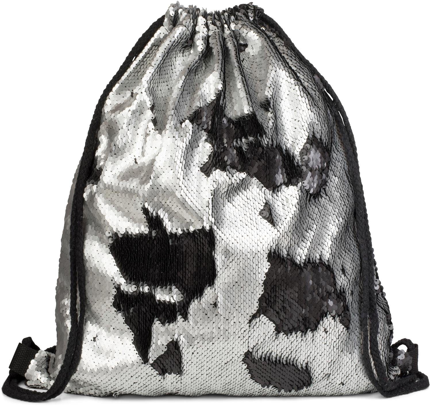 styleBREAKER Turnbeutel Turnbeutel mit Wendepailletten (1-tlg)