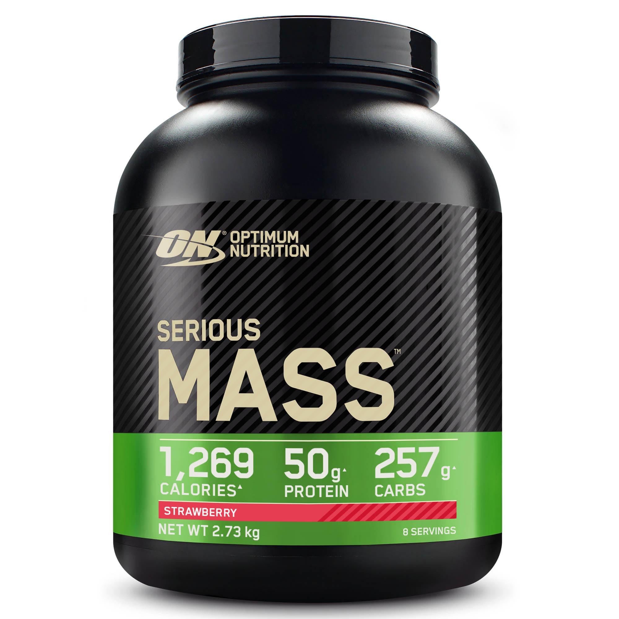 Optimum Nutrition Optimum Nutrition Serious Mass Protein Powder, Strawberry, 2.73kg Pulver