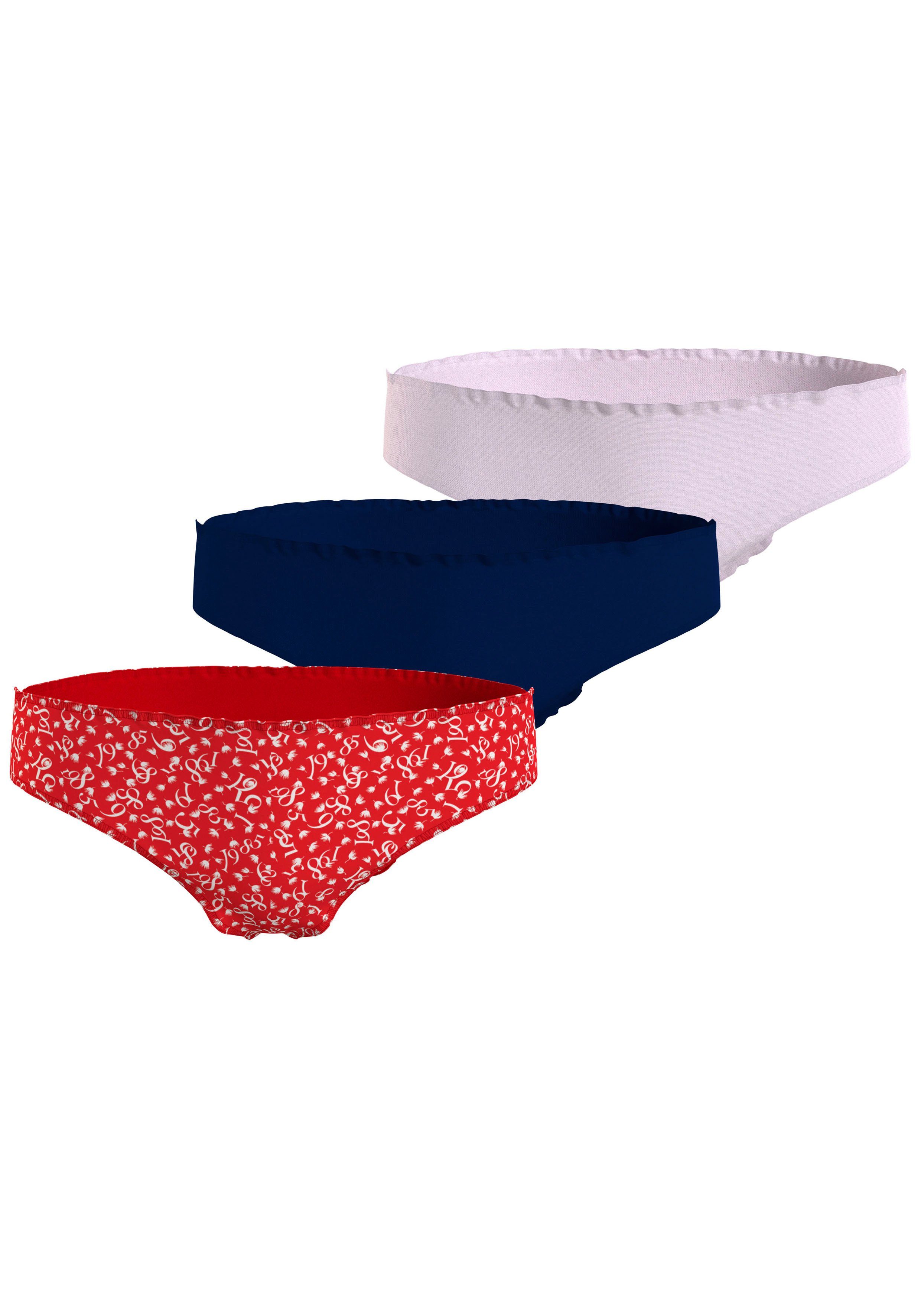 Tommy Hilfiger Underwear Bikinislip 3P BIKINI (Packung, 3er-Pack) mit  leicht gewellten Abschlüssen