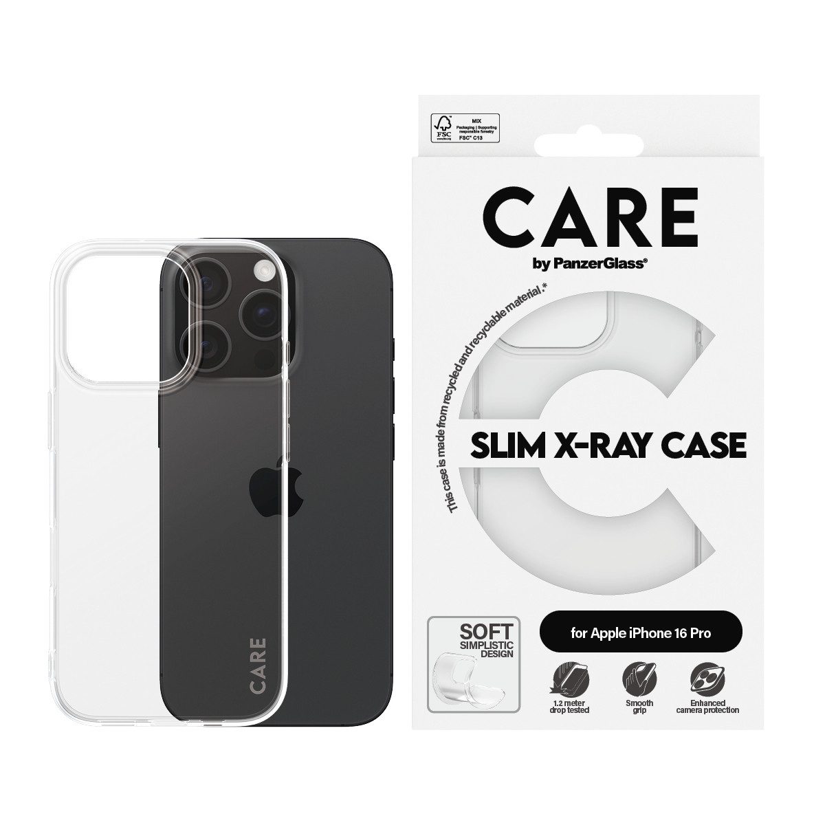 Handyhülle Case Fashion X-Ray Soft Basic Apple iPhone 16 Pro