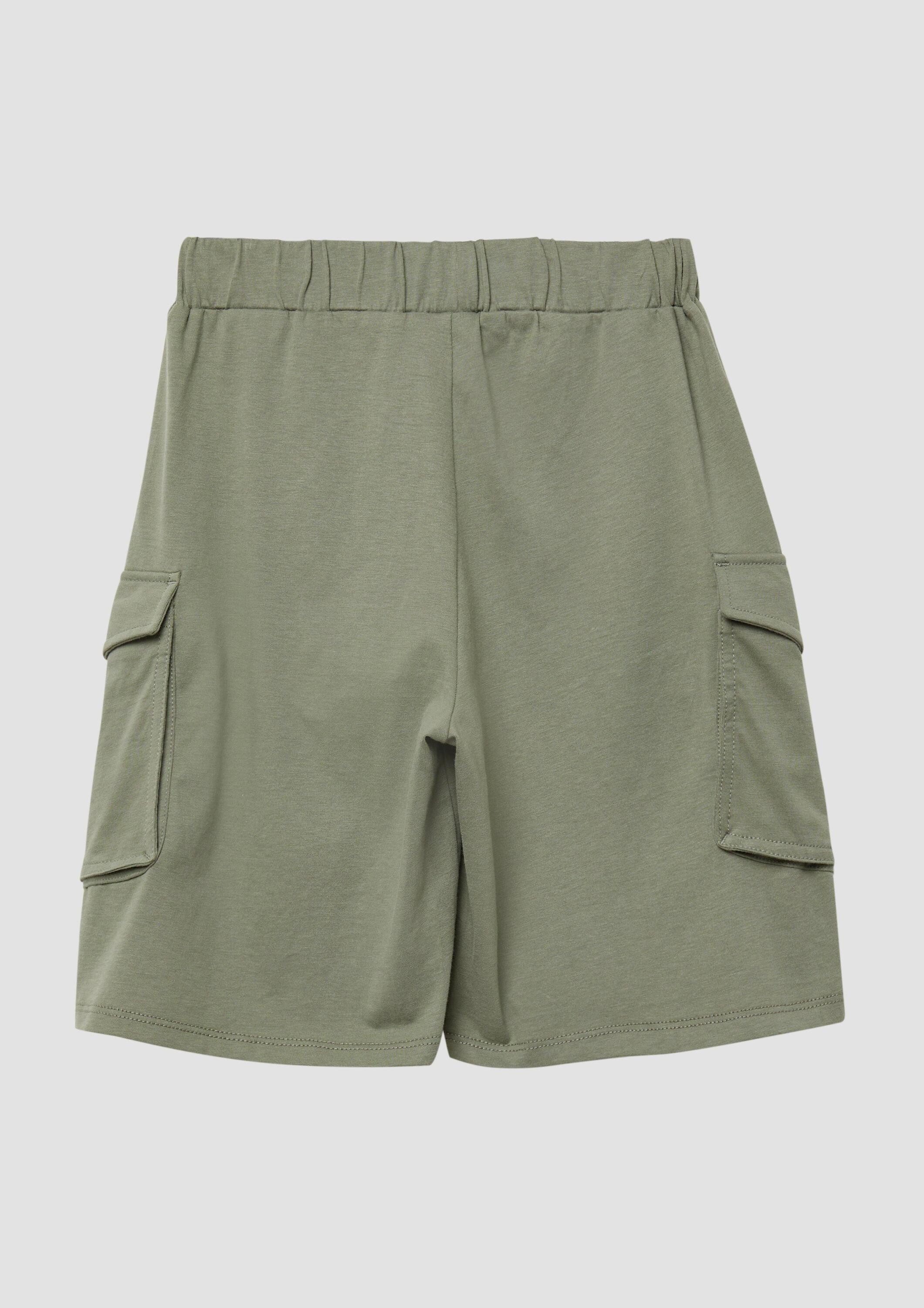 s.Oliver Shorts Leggings Bermuda mit Cargotaschen im Loose Fit
