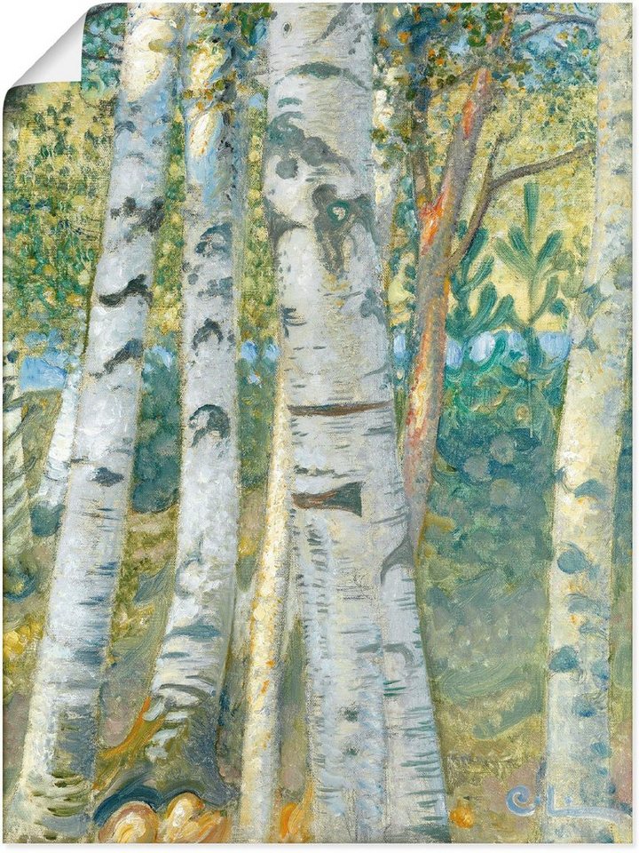 Artland Wandbild »Birkenstämme. 1910«, Bäume (1 Stück), in vielen