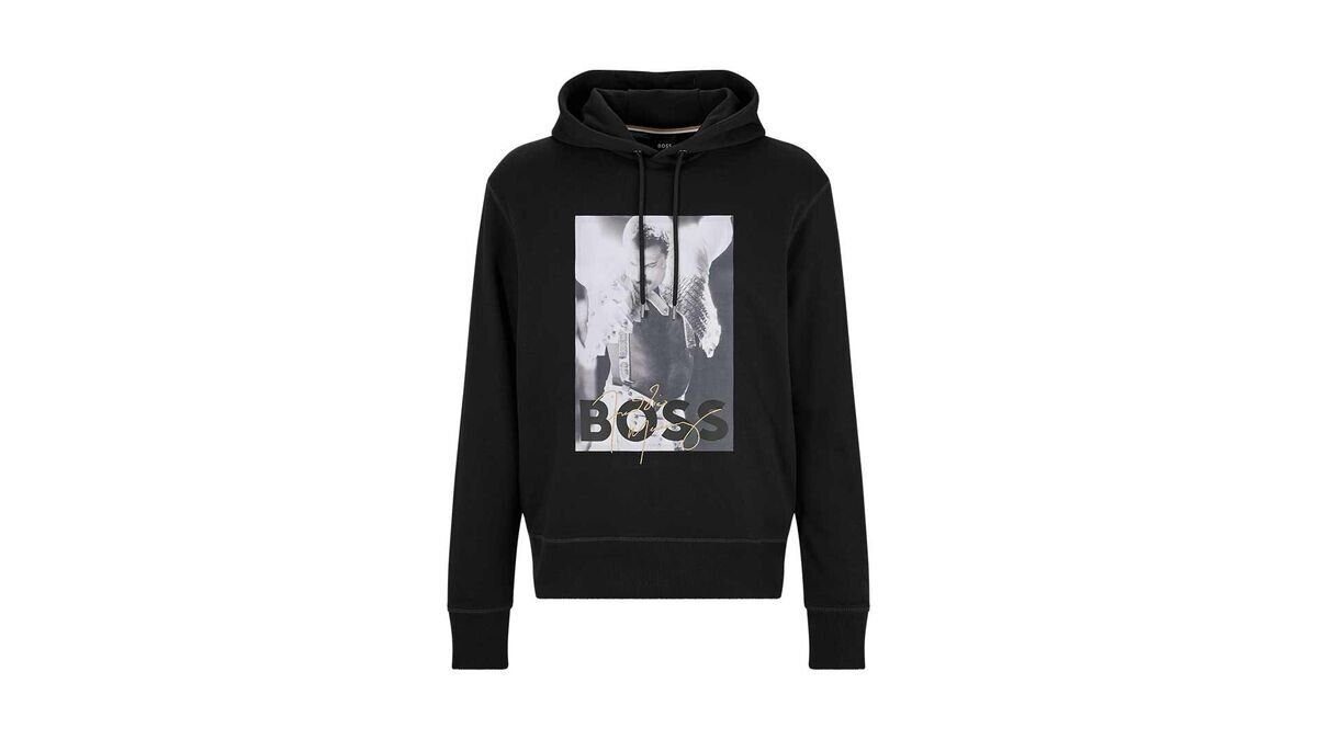 BOSS Kapuzensweatshirt Boss Pullover, Hugo Boss Legend Freddy Mercury Hoodie/ Sweatjacke