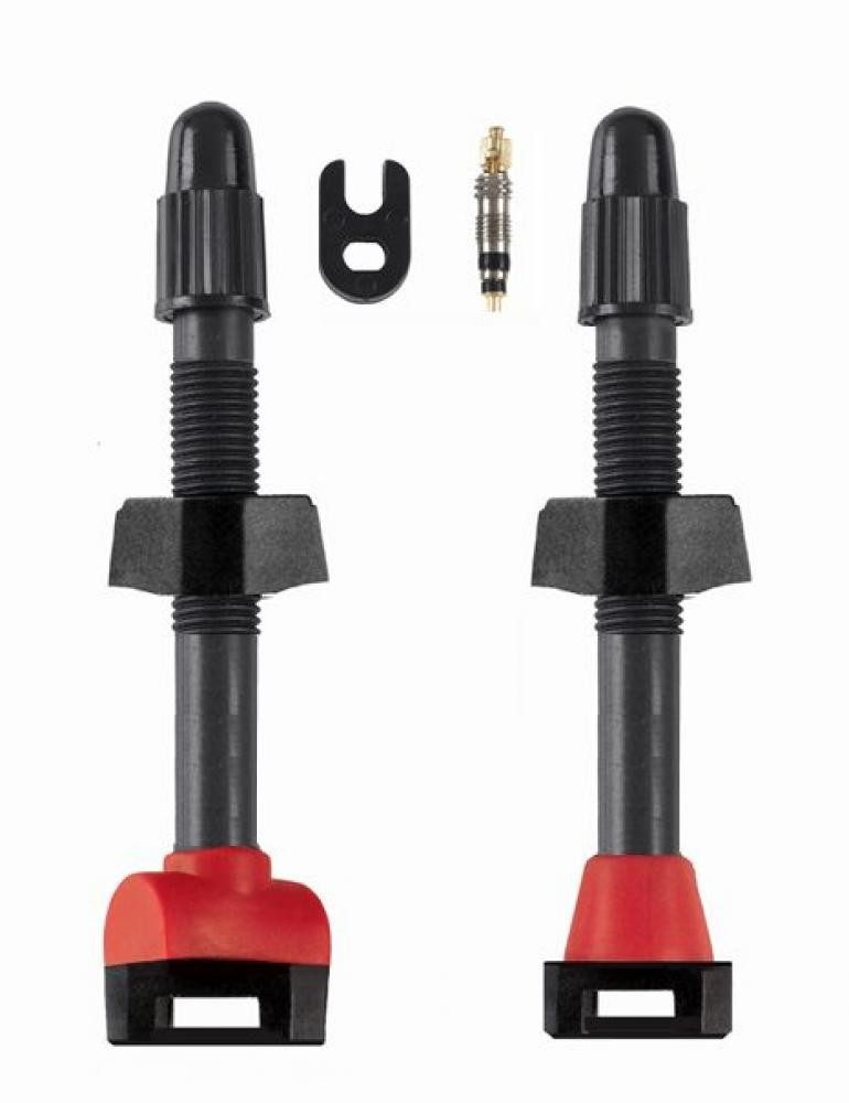 Barbieri Fahrradreifen Barbieri Tubelessventil Carbonaria SV 55mm schwarz VE 2 Stück