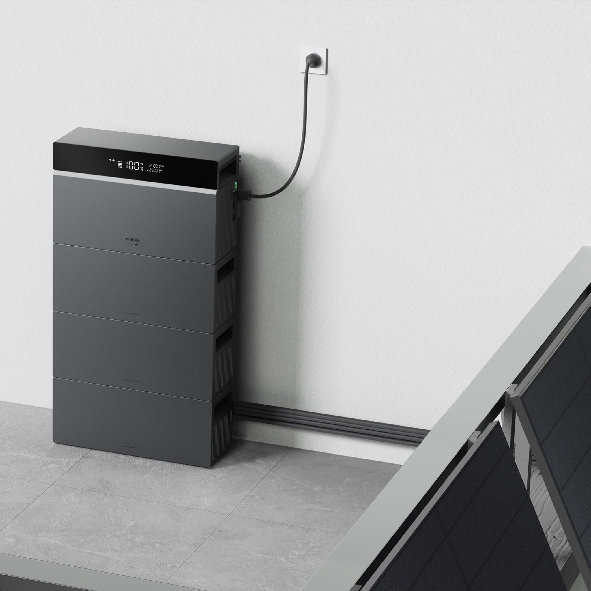 Conow Balkonkraftwerk Conow CBE2000 PRO Erweiterungsakk, (Erweiterungsakku, 1-St), Modulares Design, Plug & Play, hohe Sicherheit, lange Lebensdauer – Bild 5 von 5