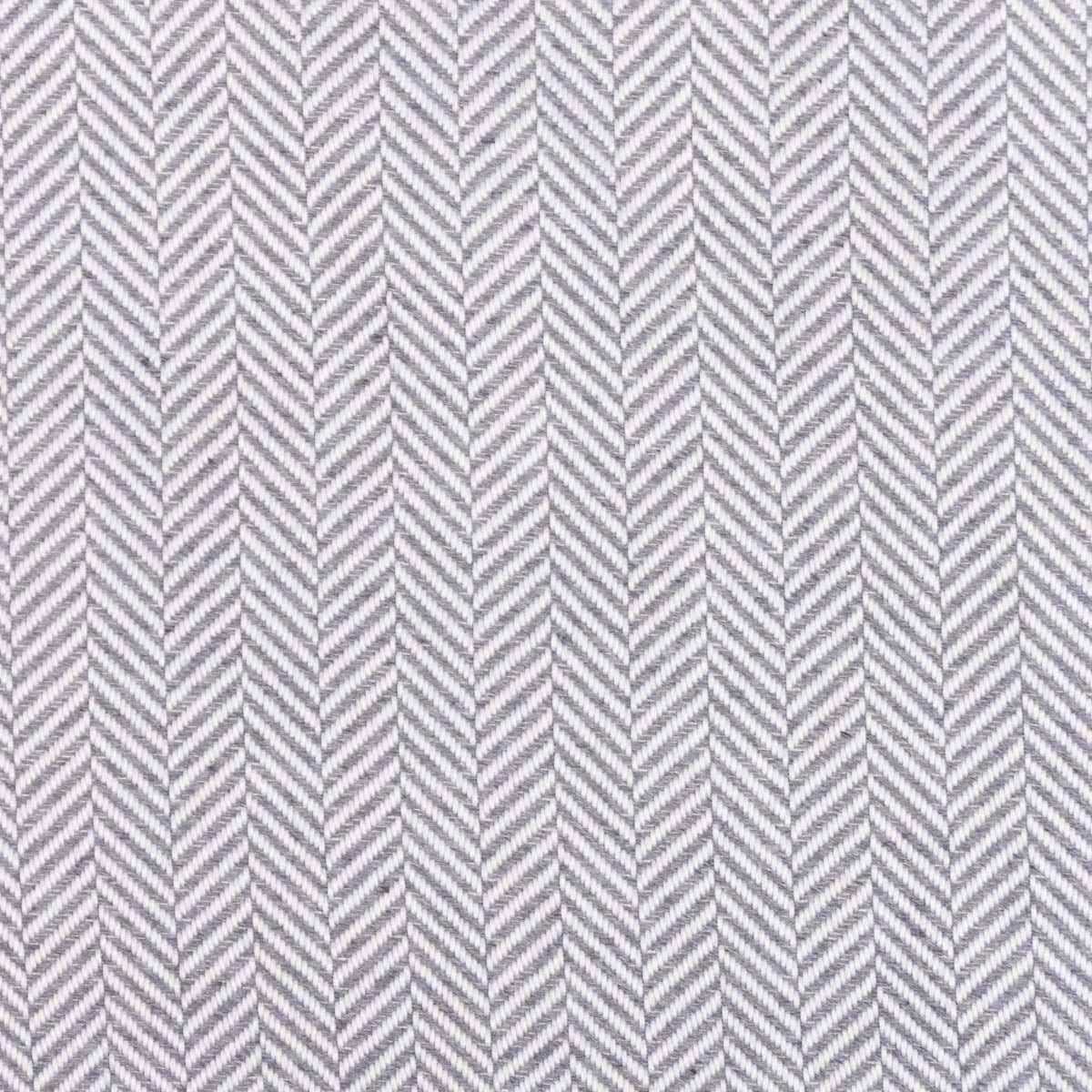 SCHÖNER LEBEN. Stoff Jacquard Stoff Dekostoff Doubleface Miseno Fischgrät hellgrau 2,80m, pflegeleicht