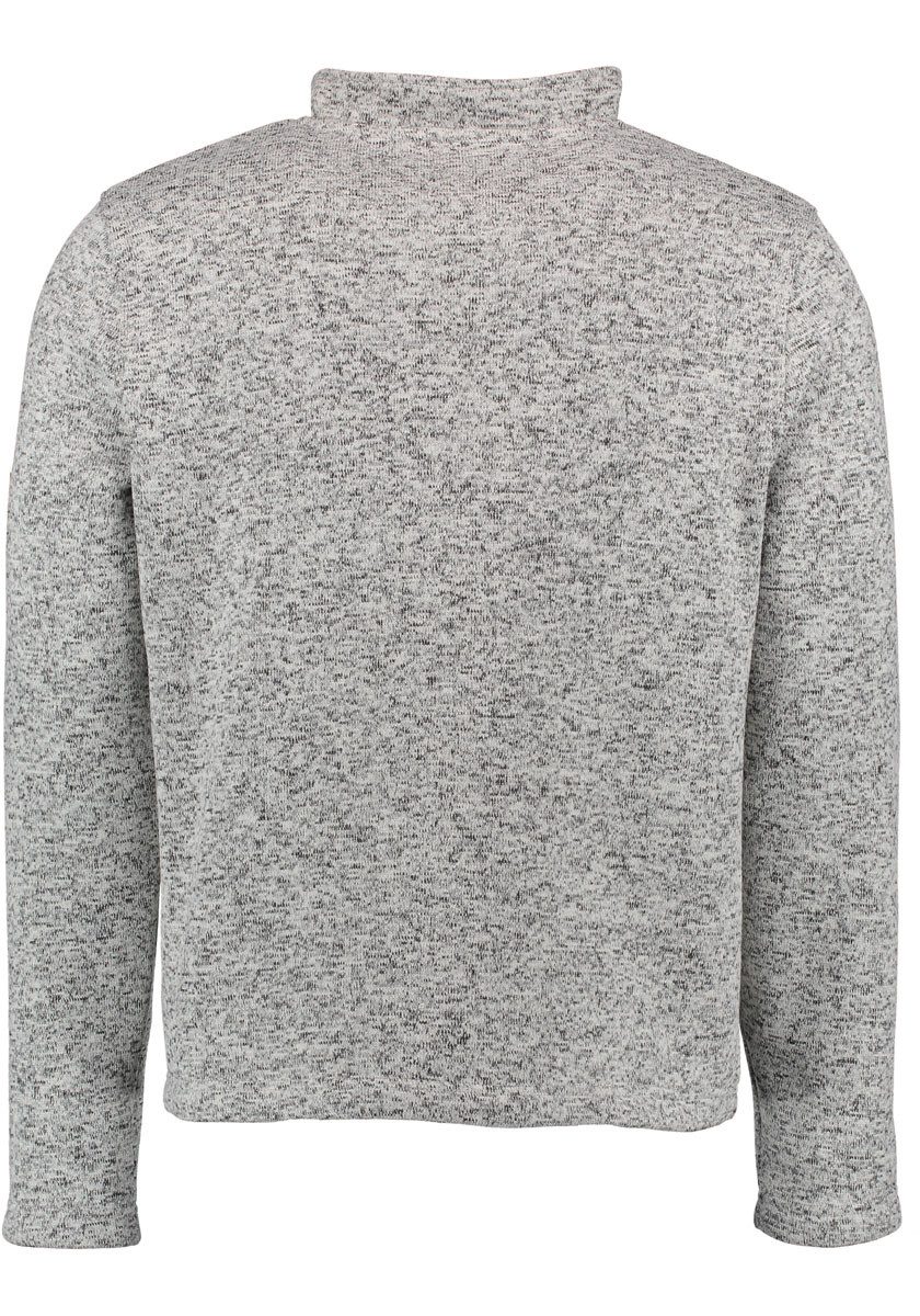 OS Trachten Strickfleece-Pullover Wukom Troyer hochgeschlossen mit Emblem a günstig online kaufen