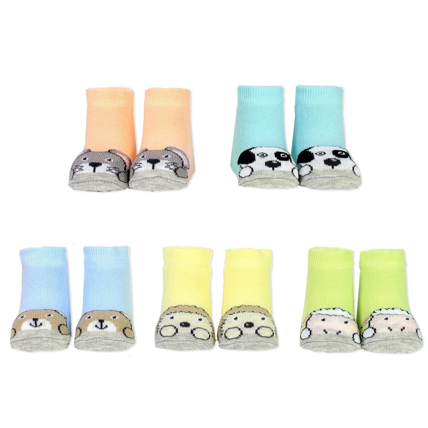 Cucamelon Freizeitsocken Tierbabys Cucamelon Socken für Babys (5 Paar)