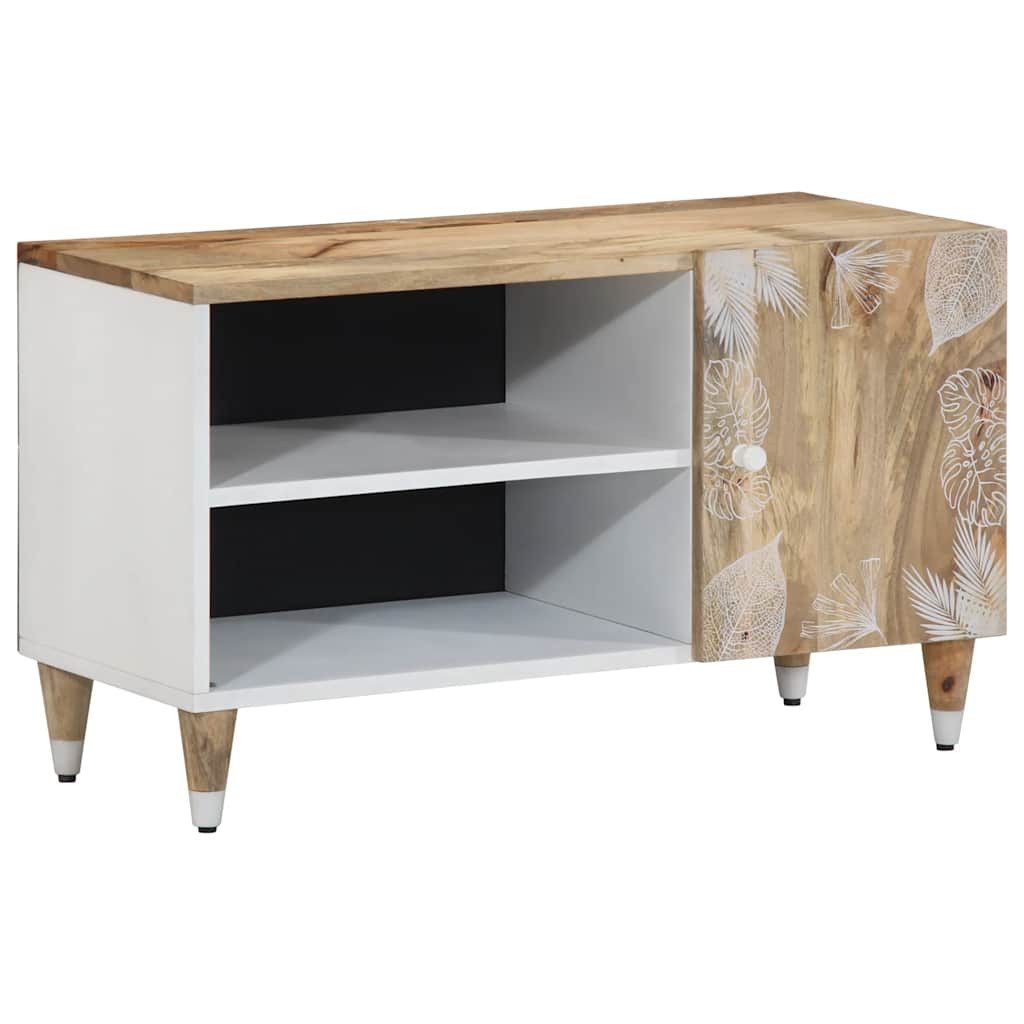vidaXL TV-Schrank TV-Schrank 80x31,5x46 cm Massivholz (1-St)
