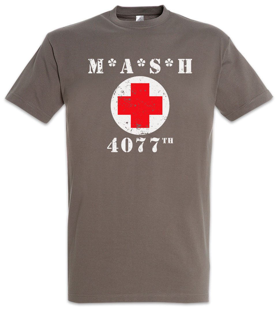 Urban Backwoods Print-Shirt MASH Logo Herren T-Shirt 4077th M.A.S.H. Army Symbol TV Doctors Series (1-tlg) Serie Larry Gelbart Mobile