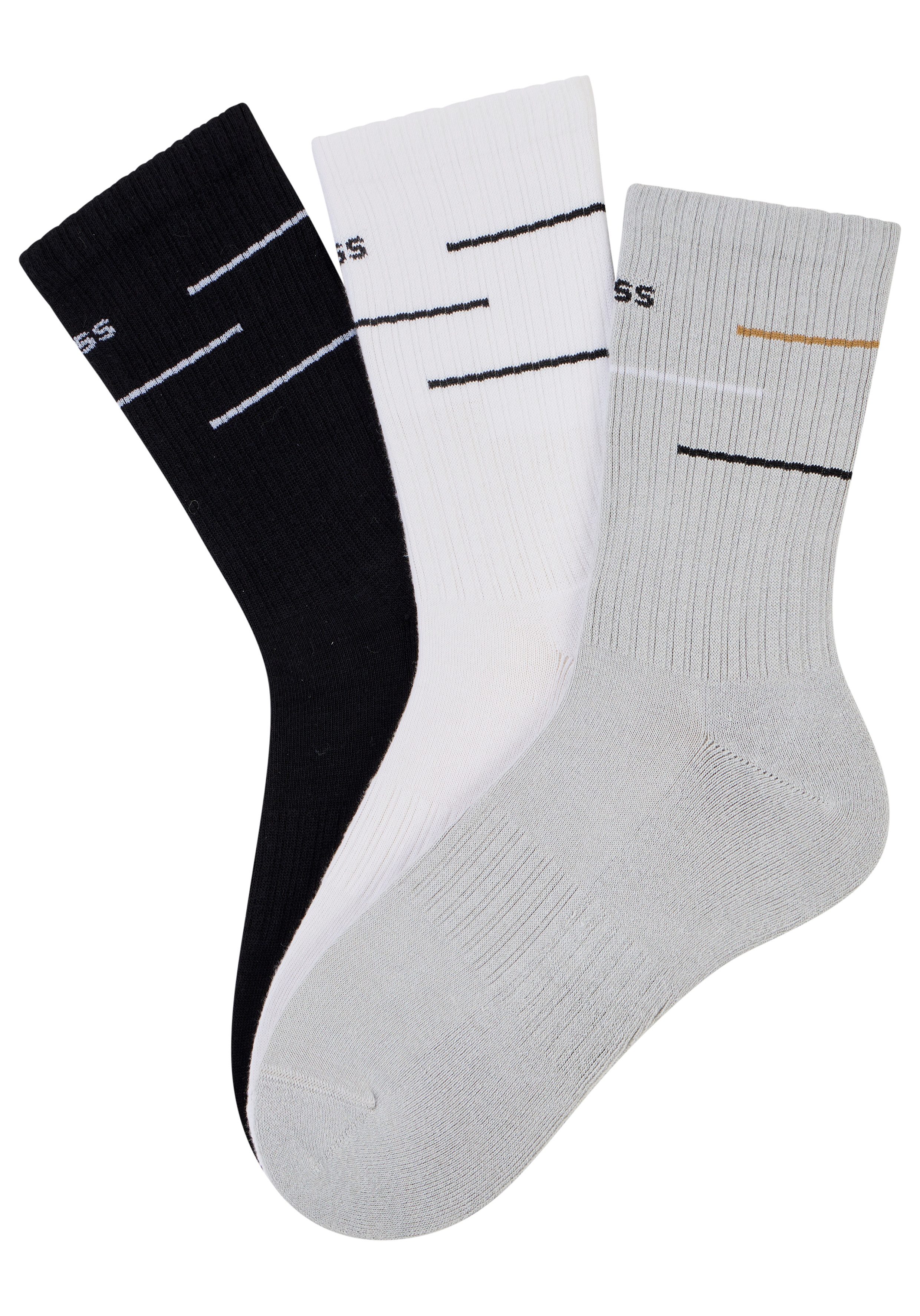 BOSS Basicsocken 3P QS Rib Line VB (3-Paar)