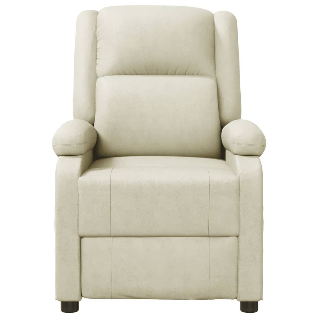 vidaXL Sessel Relaxsessel Weiß Kunstleder (1-St) günstig online kaufen