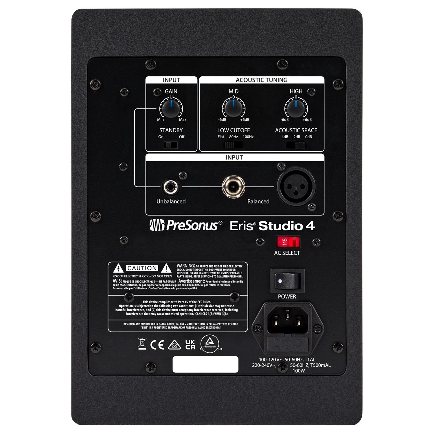 Presonus Presonus Eris Studio 4 Boxen 1 Paar mit Boxenständern PC-Lautsprecher 2 (1 Paar, 100 W, mit Boxenständern)