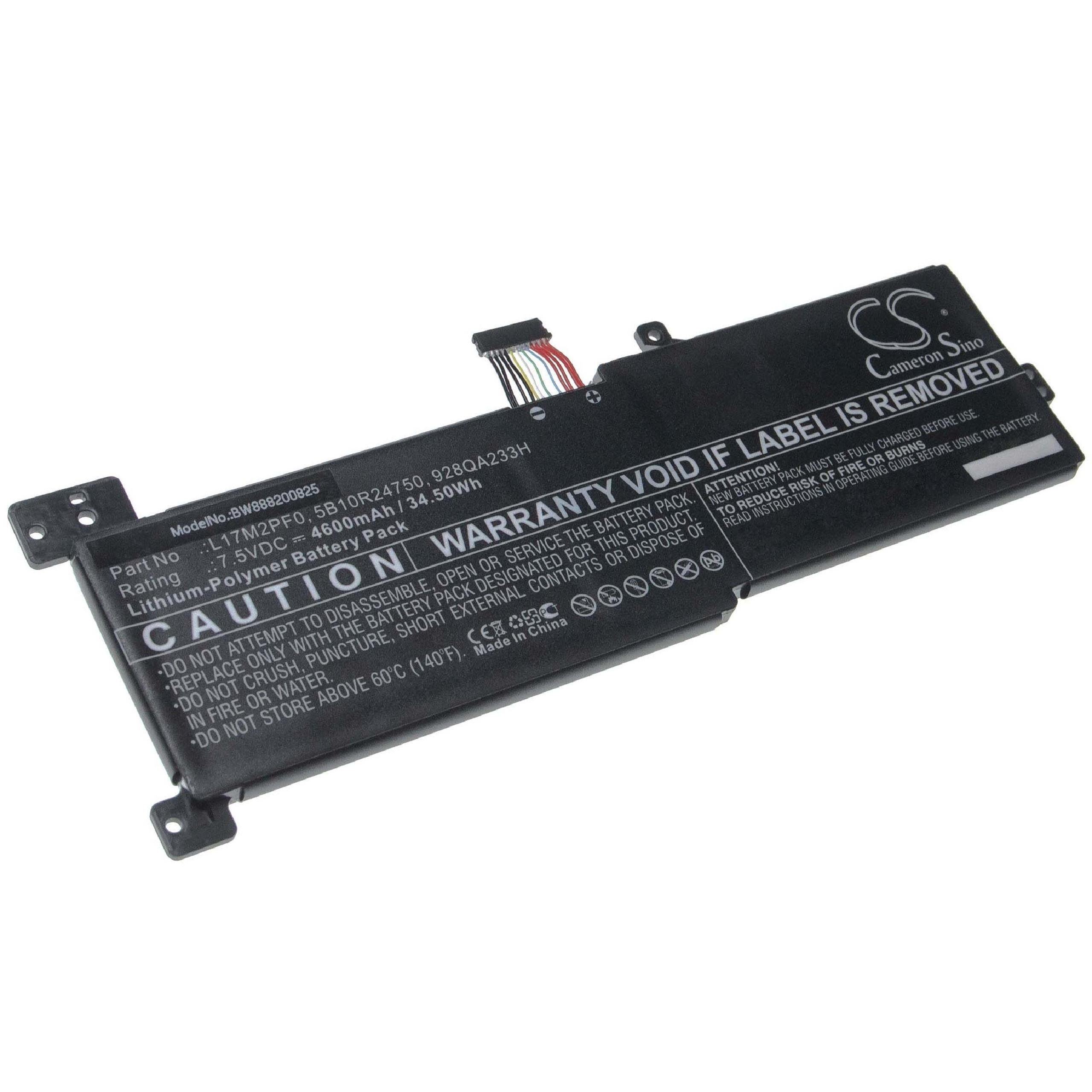 vhbw Ersatz für Lenovo L17M2PF0, L17L2PF0, L17M2PF1, L17M2PF2 ...