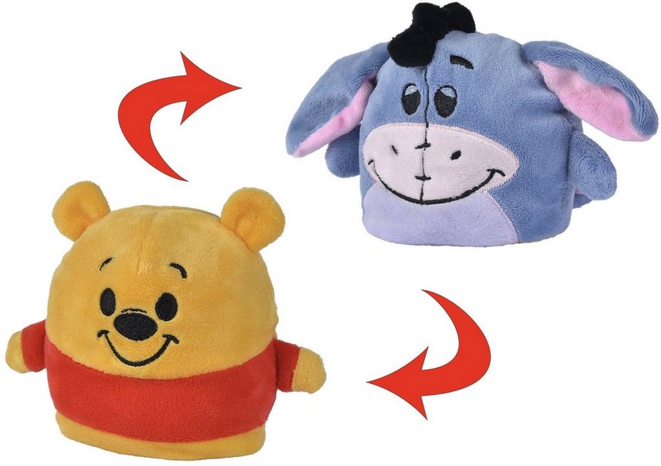 SIMBA Plüschfigur Stofftier Disney Winnie Puuh Winnie / I-Aah Wendepl ...