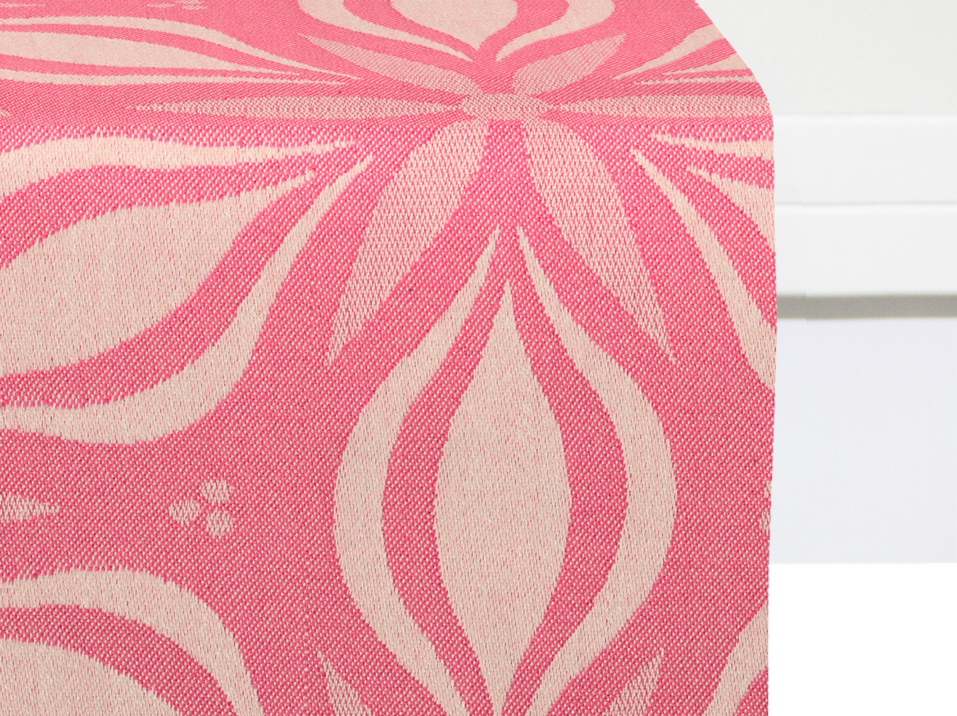 Tischläufer Adam Retro nachhaltig Floret, pink