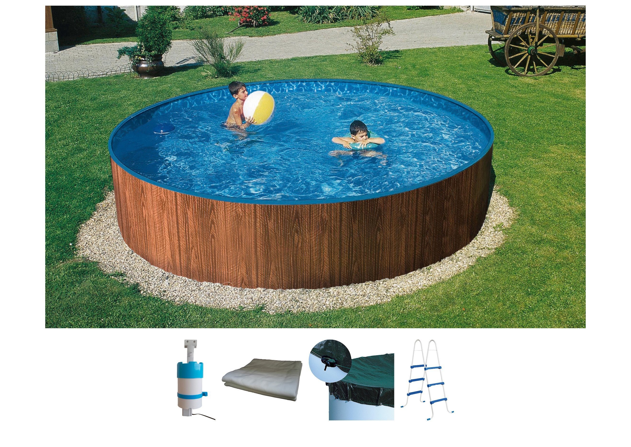 Rundpool Dach