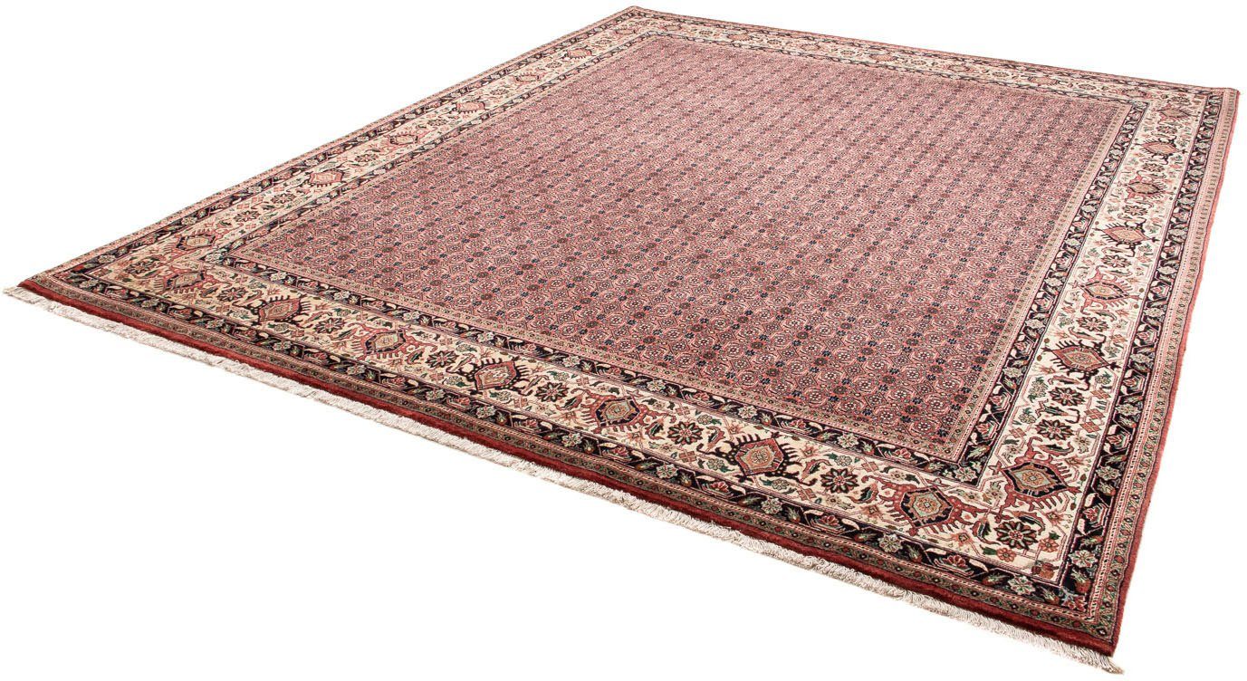 Orientteppich Perser - Bidjar - 308 x 254 cm - hellrot, morgenland, rechteckig, Höhe: 15 mm, Wohnzimmer, Handgeknüpft, Einzelstück mit Zertifikat