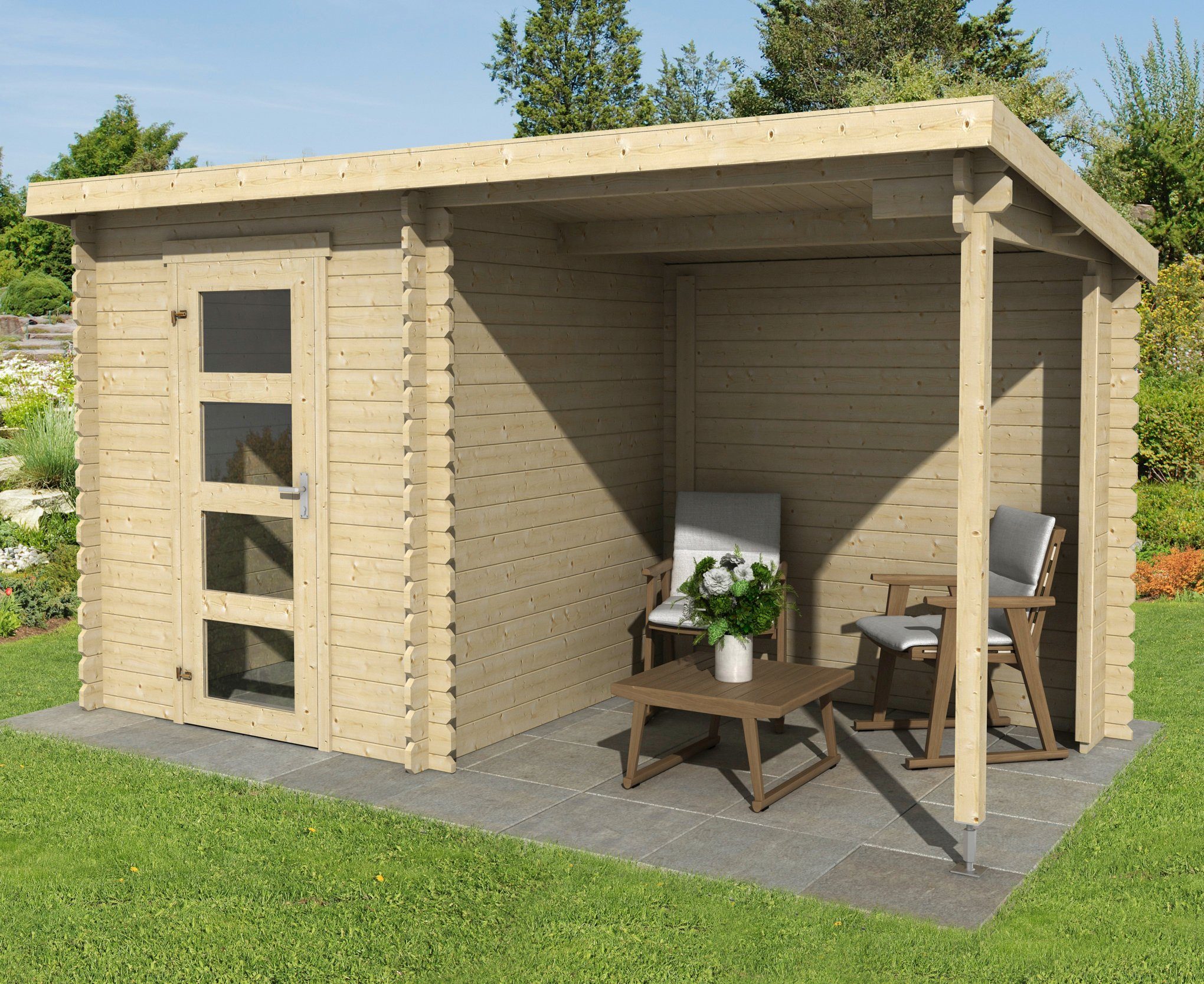 LASITA MAJA Gartenhaus Jelle 175 Plus, BxT: 390x195 cm