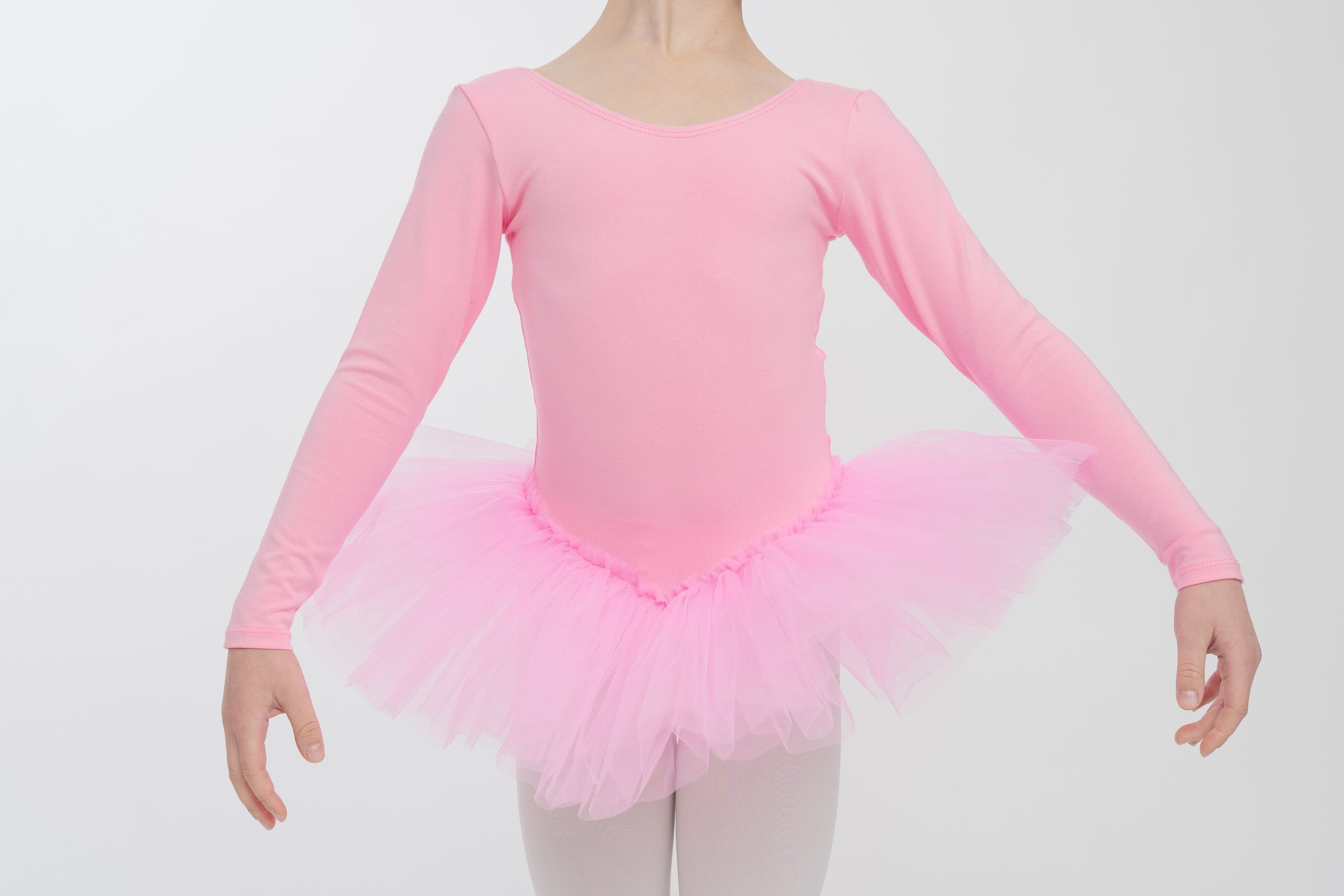 Tüllrock mit tanzmuster langem Tutu Tüllkleid für rosa Alea Ballettkleid Arm Ballett mit Mädchen