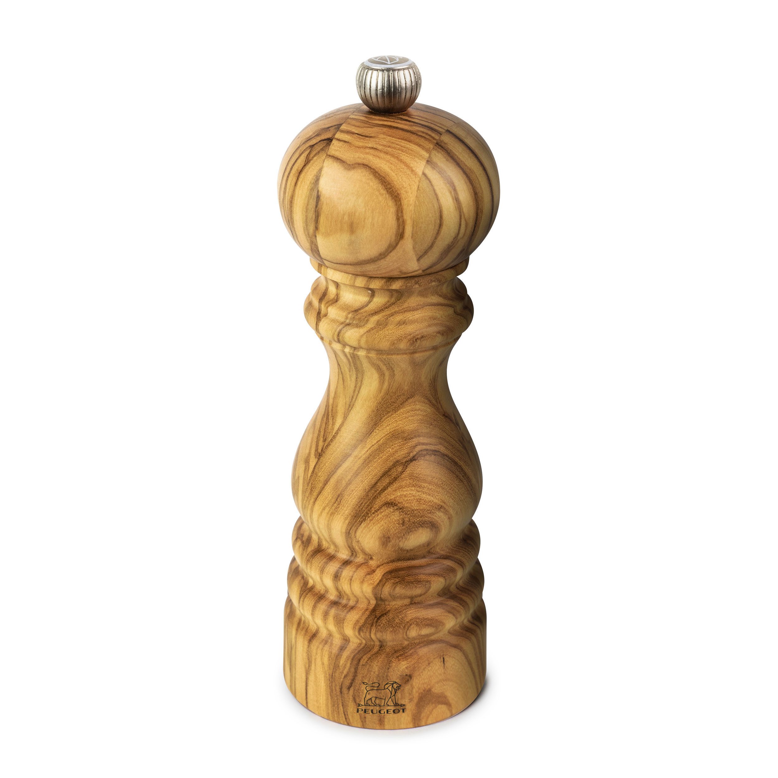 PEUGEOT Salzmühle PARIS 18cm Olivenholz Natur Stahlmahlwerk Gewürzmühl Manuell Manuell