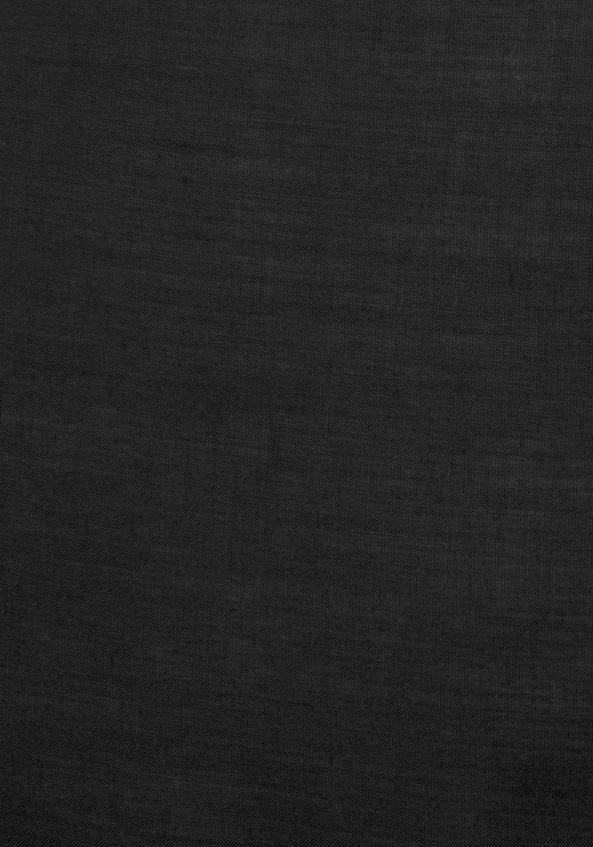 Viskose Maxikleid schwarz gewebter LASCANA aus