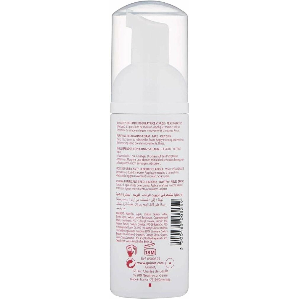 Guinot Gesichts-Reinigungsschaum Mikrobiotische Sebocidin-Reinigung Reinigungsschaum 150 ml