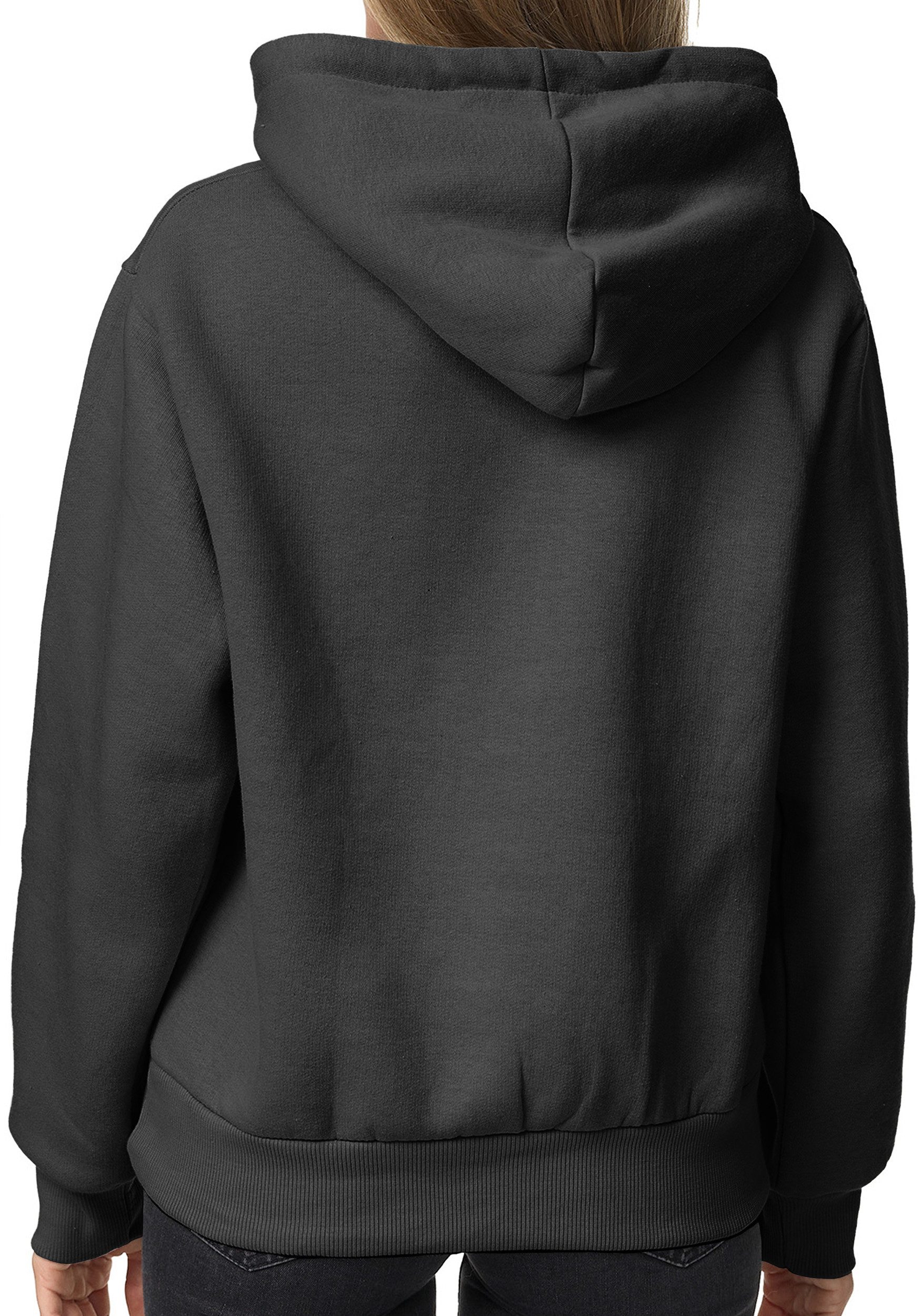 Smith & Solo Kapuzensweatshirt Hoodie Damen Kapuzenpullover (1-tlg) mit Kangurutasche, mit Kapuze