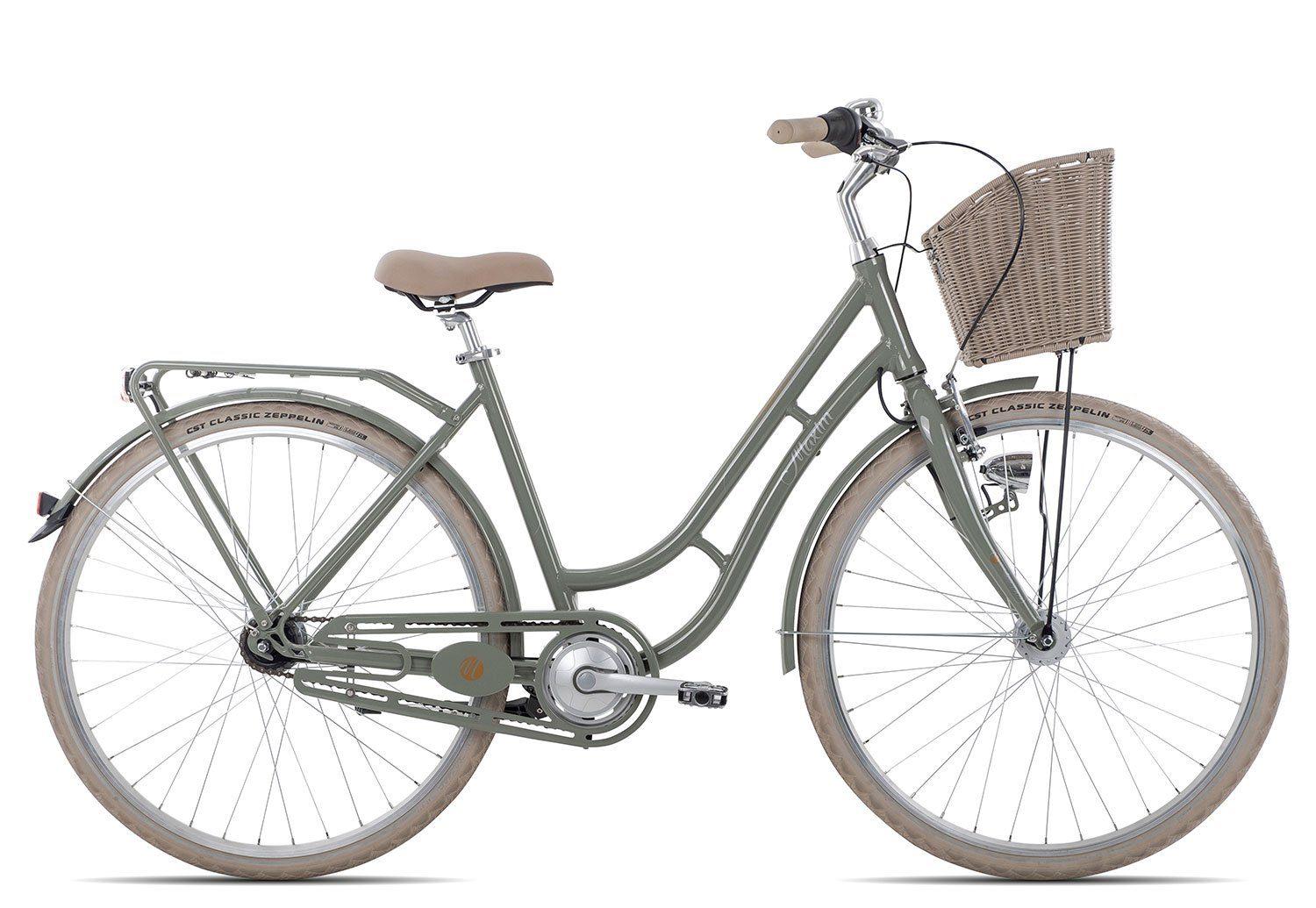 Maxim Cityrad Anno 1902 Wave, 7 Gang Shimano Nexus 7 Rücktritt Schaltwerk, Nabenschaltung Rücktritt, Damenrad Citybike Tiefeinstieg 26 Zoll schwarz/grau