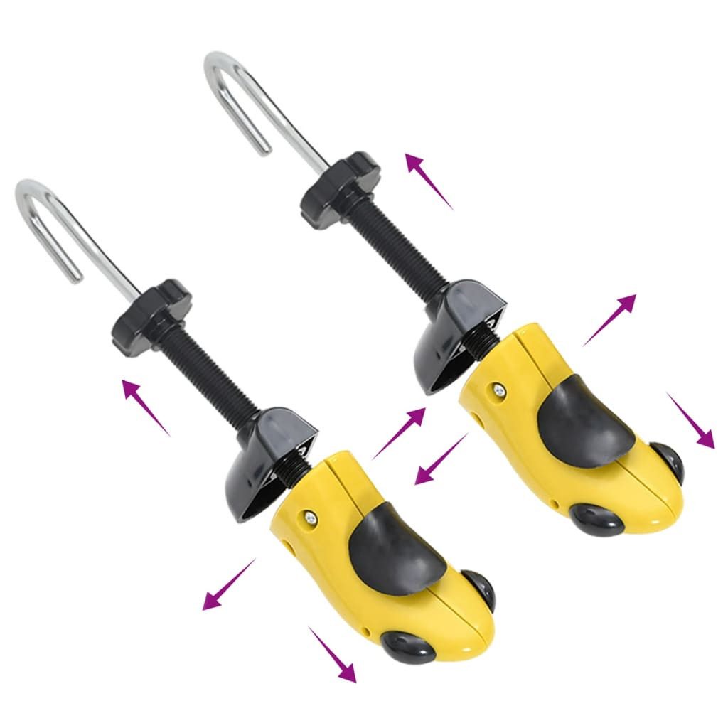 vidaXL Schuhspanner Schuhspanner mit Schuhanzieher Gelb EU 34-37 Kunststoff (1-tlg) – Bild 5 von 5