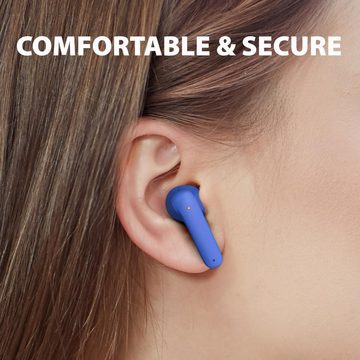 Avantalk Clan K2 - BT mit Lautstärkebegrenzung, Kabellose, anpassbare Passform In-Ear-Kopfhörer (Sicherer Hörgenuss für Kinderohren, dank maximaler Lautstärke von 85 dB., geringe Latenz, 3 EQ-Modi Niedliche, Ohrhörer für Jungs & Mädchen)
