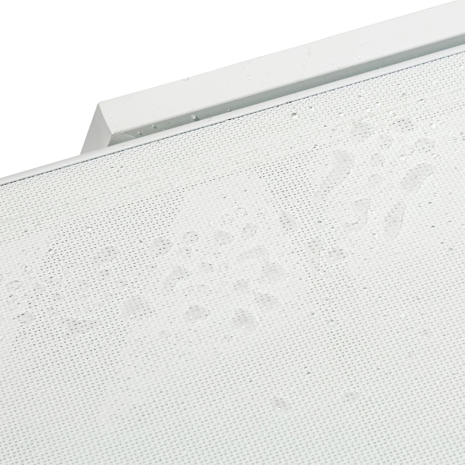 IDIMEX Gartenliege ESPIRITU, Sonnenliege mit verstellbarer Rückenlehne Aluminiumgestell- cremeweiß