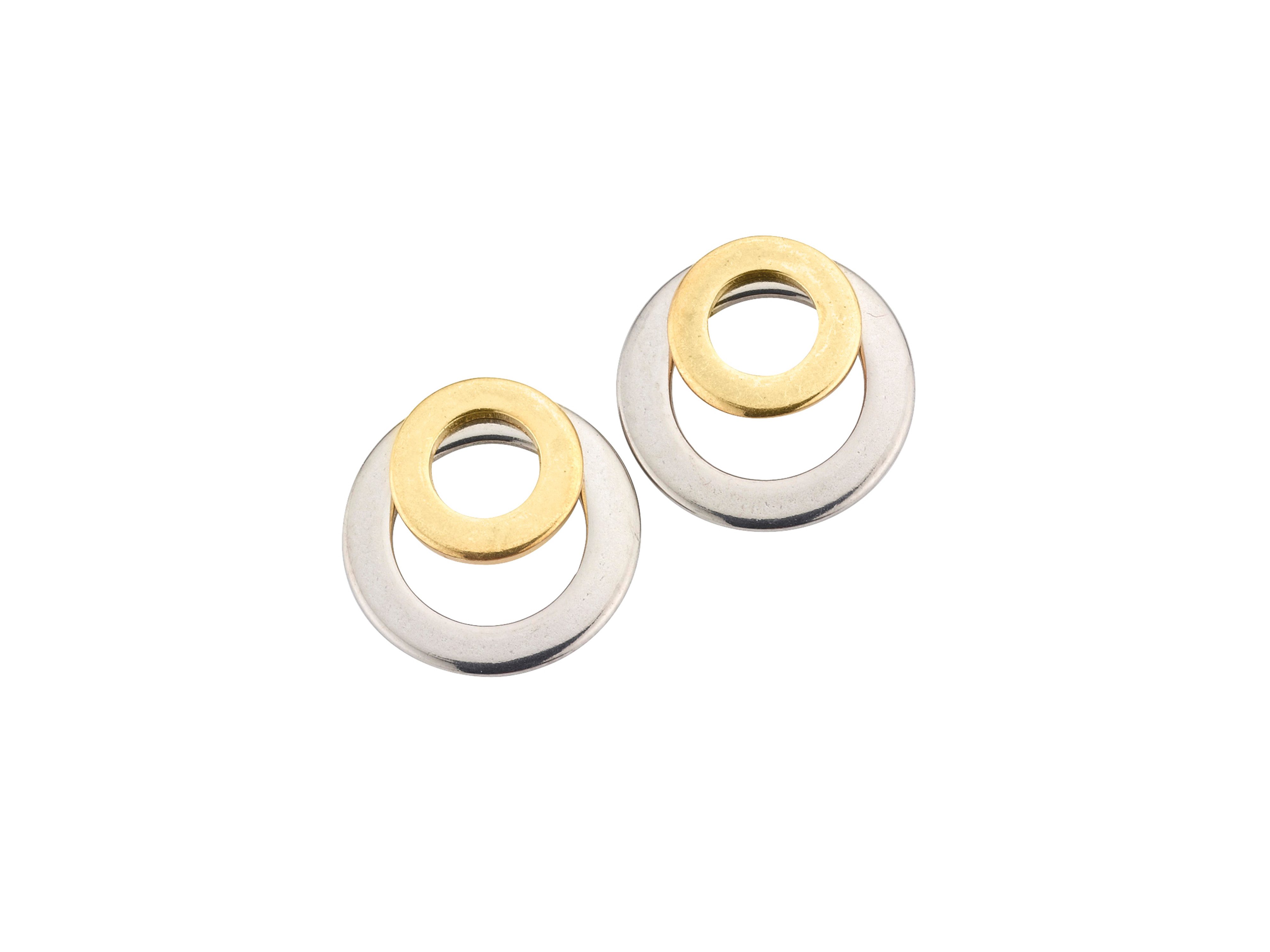 Firetti Paar Ohrstecker Schmuck Geschenk Titan Ohrschmuck Ohrringe bicolor