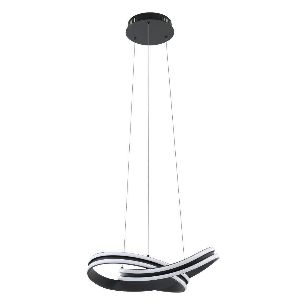 EGLO Hängeleuchte CORREDERA Pendellampe, Kunststoff, Stahl, IP20, Esszimmerlampe, Lampe, LED wechselbar, Warmweiß, Elegante Hängelampe für Esszimmer, Küche oder Wohnzimmer