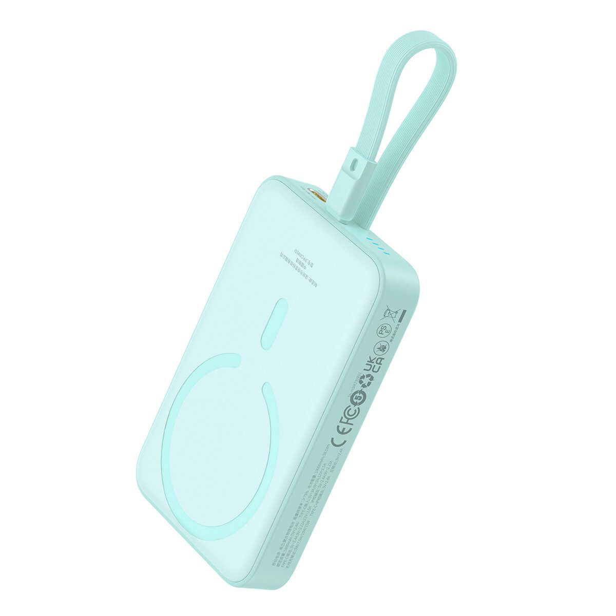 Mini MagSafe 10000mAh 20 W Powerbank mit Kabel + 60 W 0,3 m Kabel Powerbank