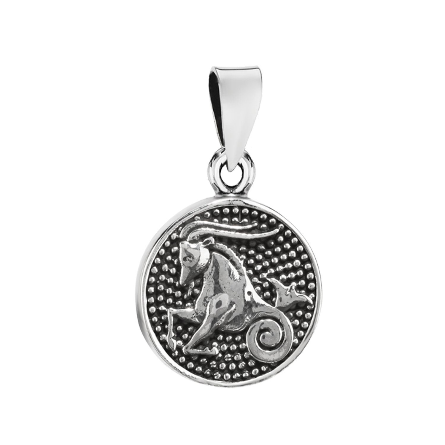 NKlaus Sternzeichenanhänger 14,7mm Kettenanhänger Steinbock 925 günstig online kaufen