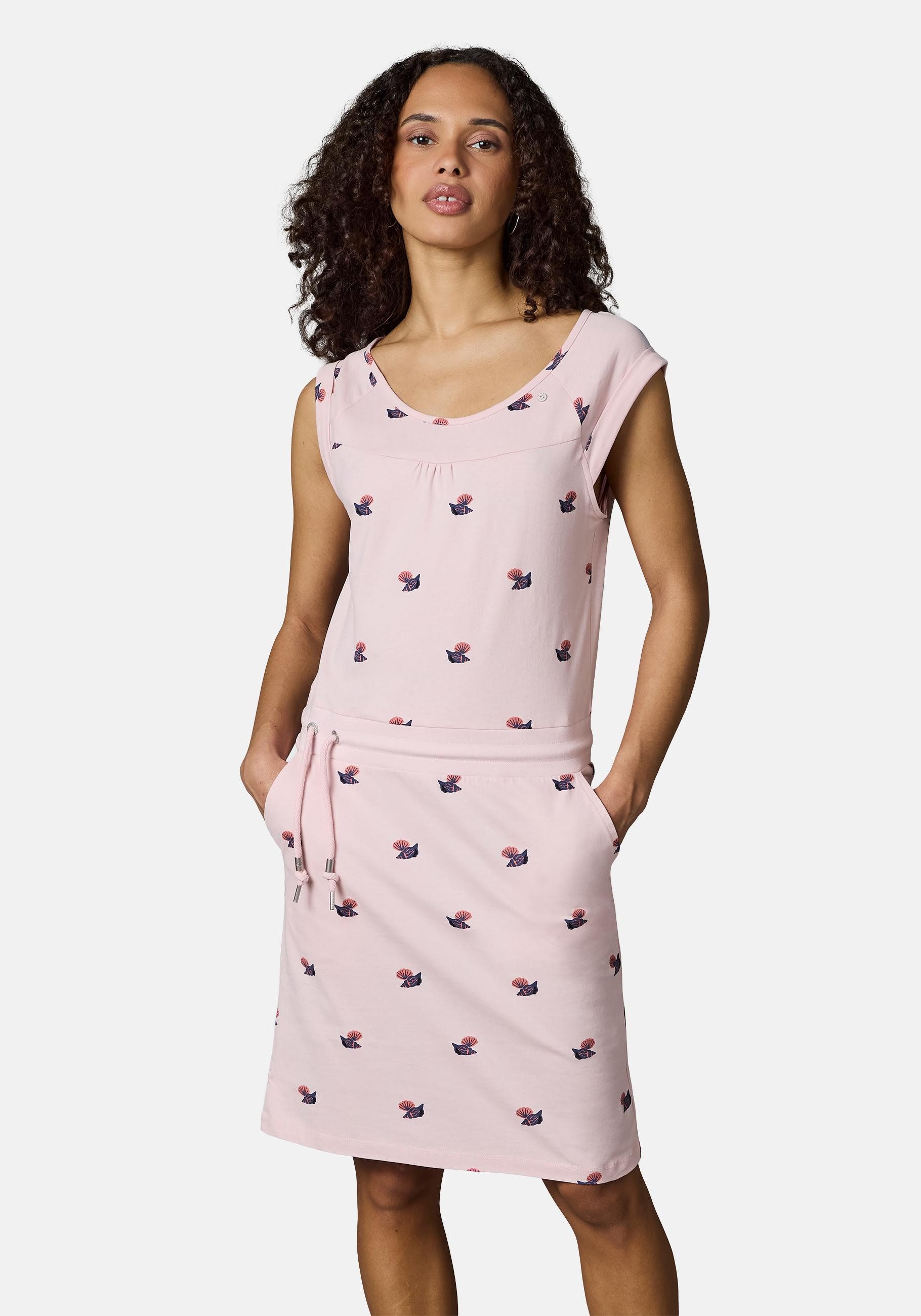 Ragwear Sommerkleid Penellope Print YOUMODO leichtes Strand-Kleid mit stylischem Print