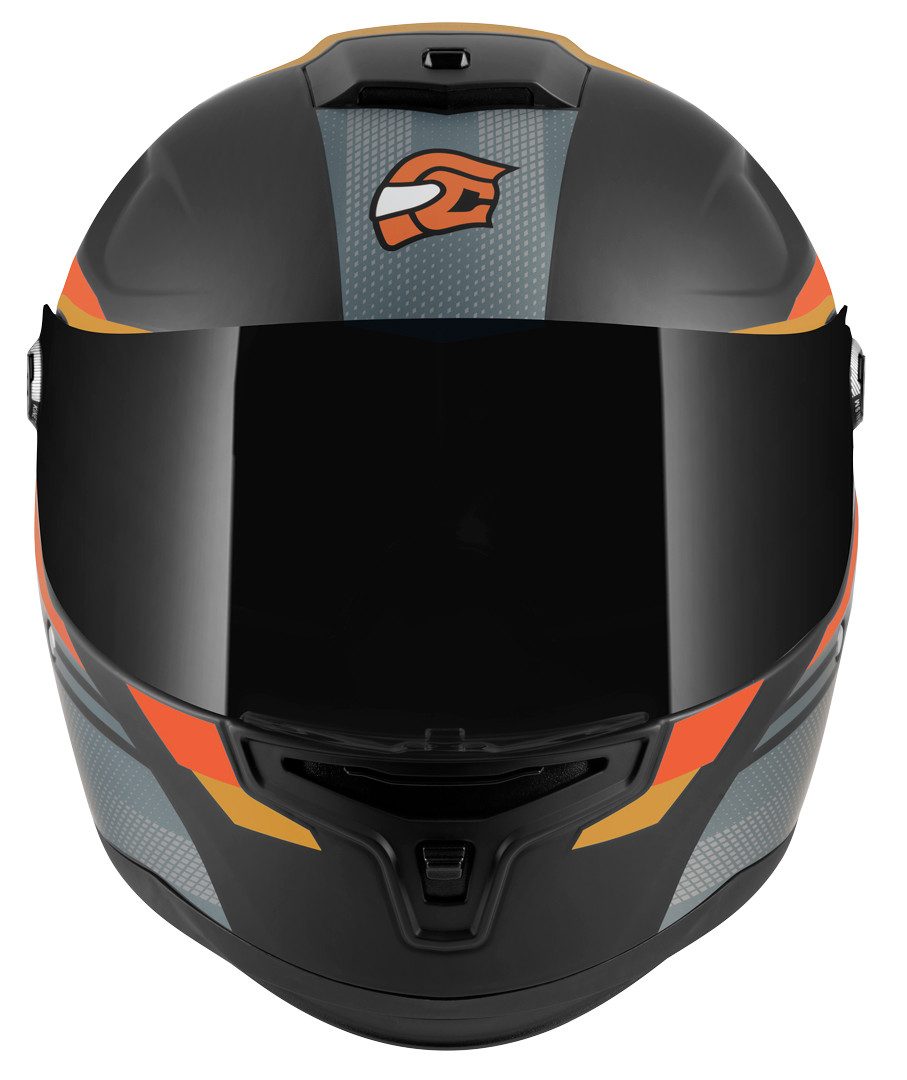 FC-Moto Motorradhelm FF114B Zeron Helm, vorbereitet für Pinlockscheibe,herausnehmbares Innenfutter