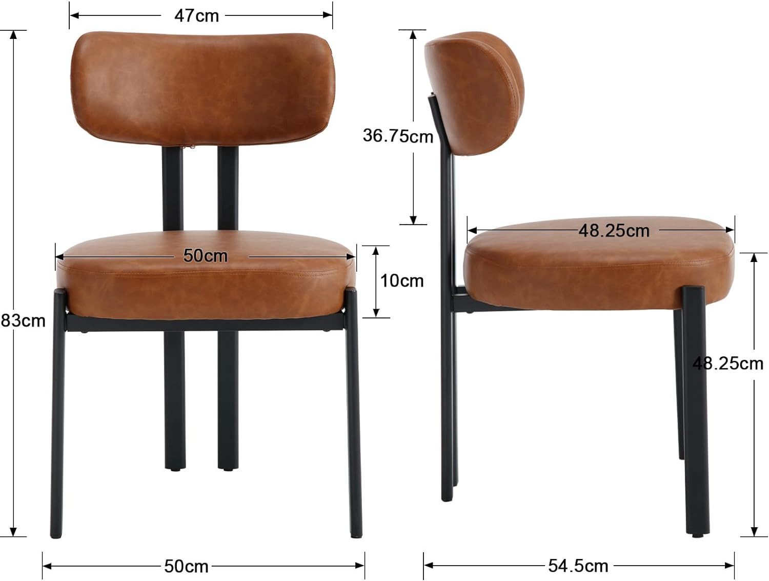WAHSON OFFICE CHAIRS Esszimmerstuhl aus Teddystoff günstig online kaufen