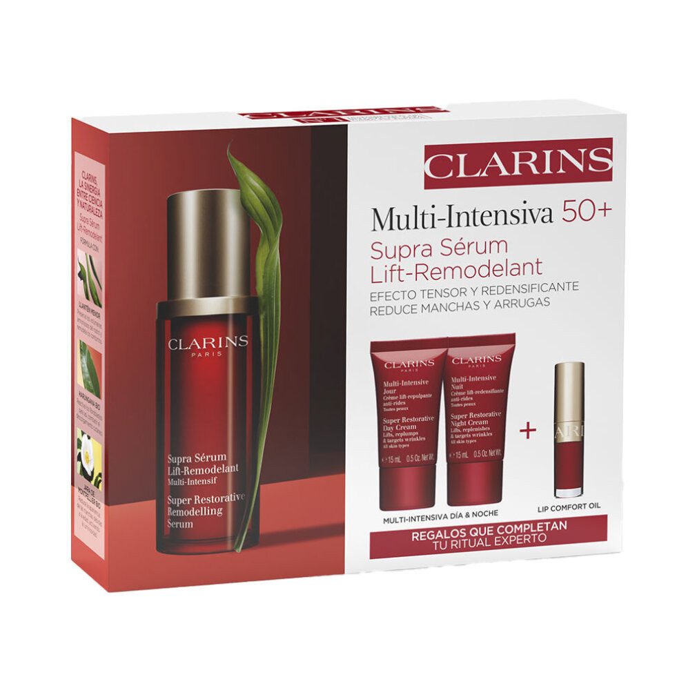 Clarins Hautpflege-Set MULTI-INTENSIVE SUPRA SERUM CASE 2 Stück
